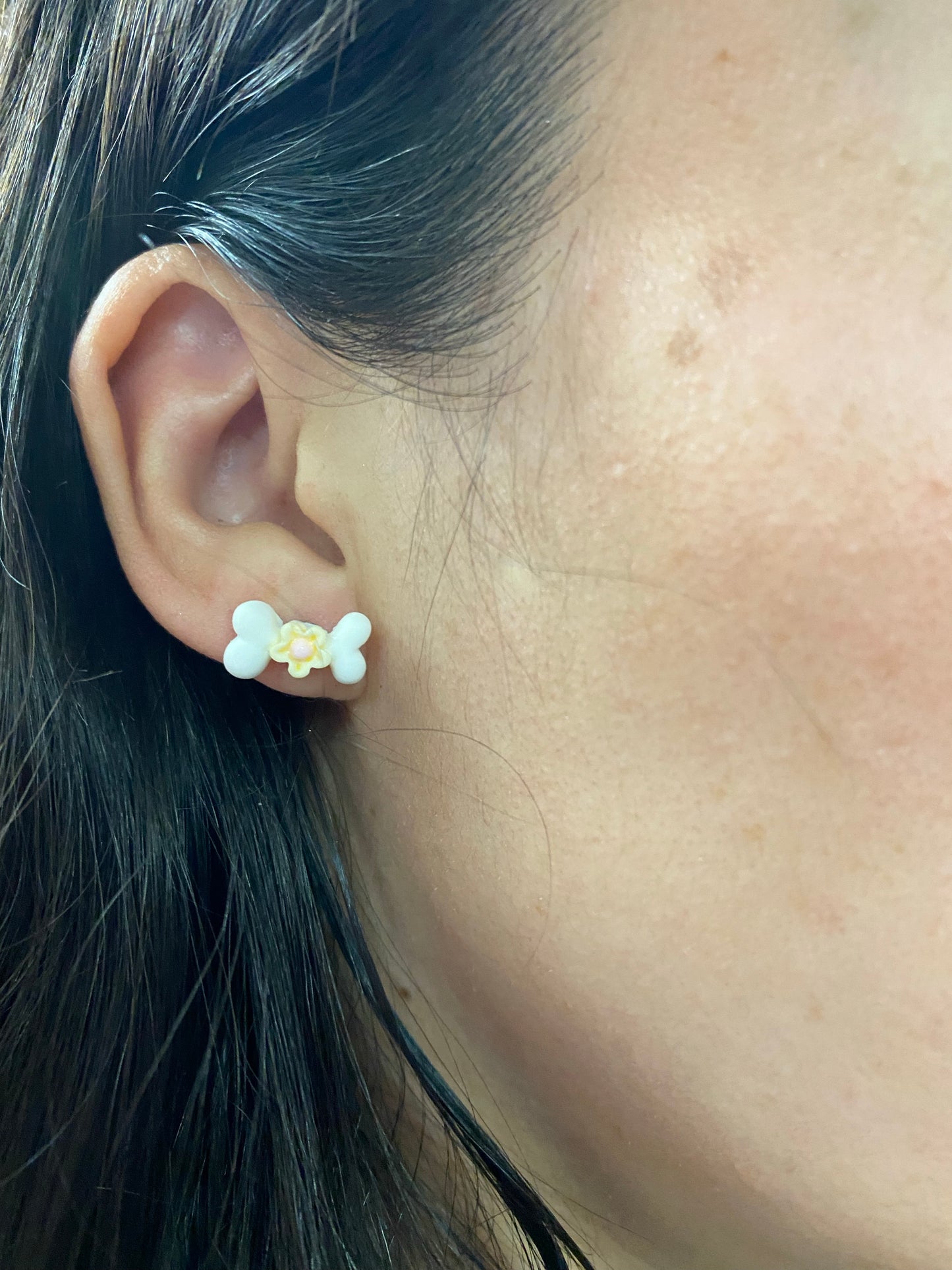 Dog and Bone Stud Earrings