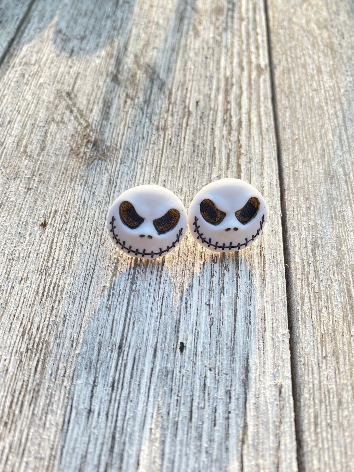 Jack nightmare before christmas Stud Earrings
