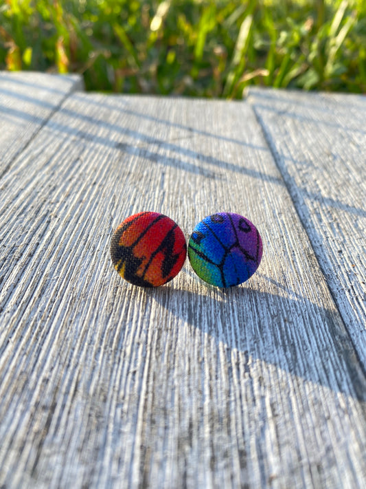 Butterfly Wing Stud Earrings Gift