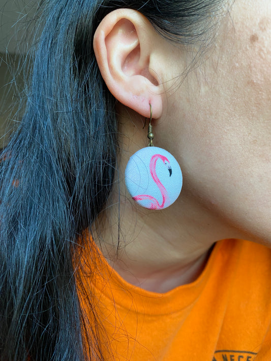 Flamingo Dangle Earrings
