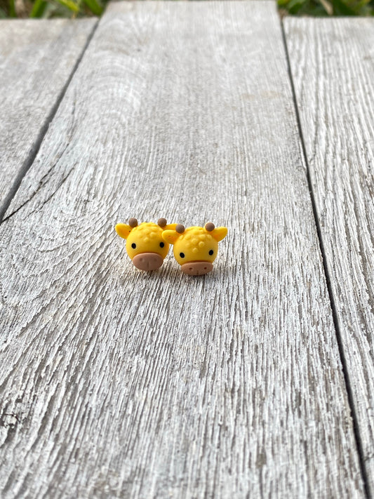 Giraffe Cute fun Stud earrings