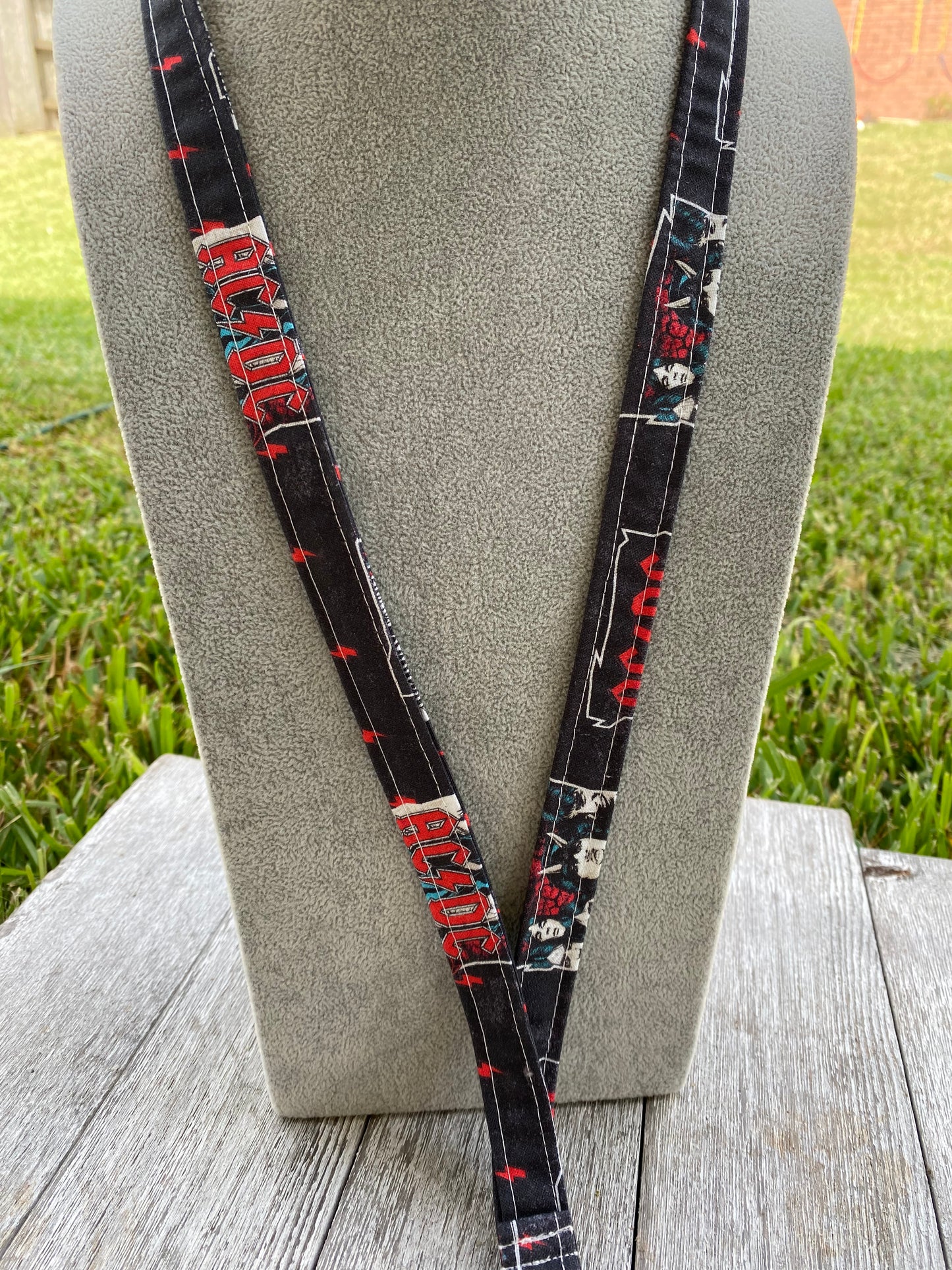 ACDC Lanyard Badge ID Holder Keychain Gift Unisex