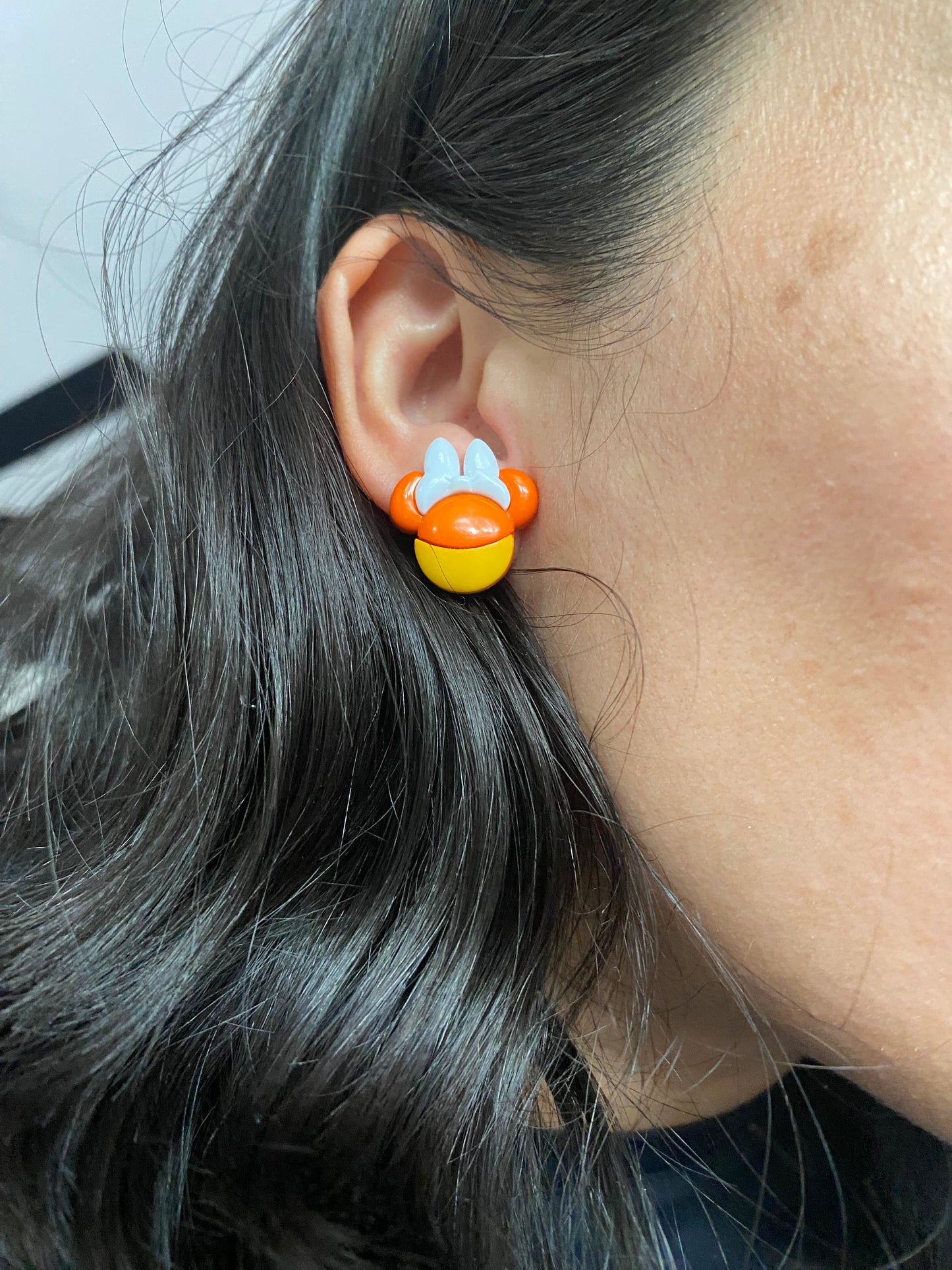 Minnie Mouse Candy Corn Earrings
