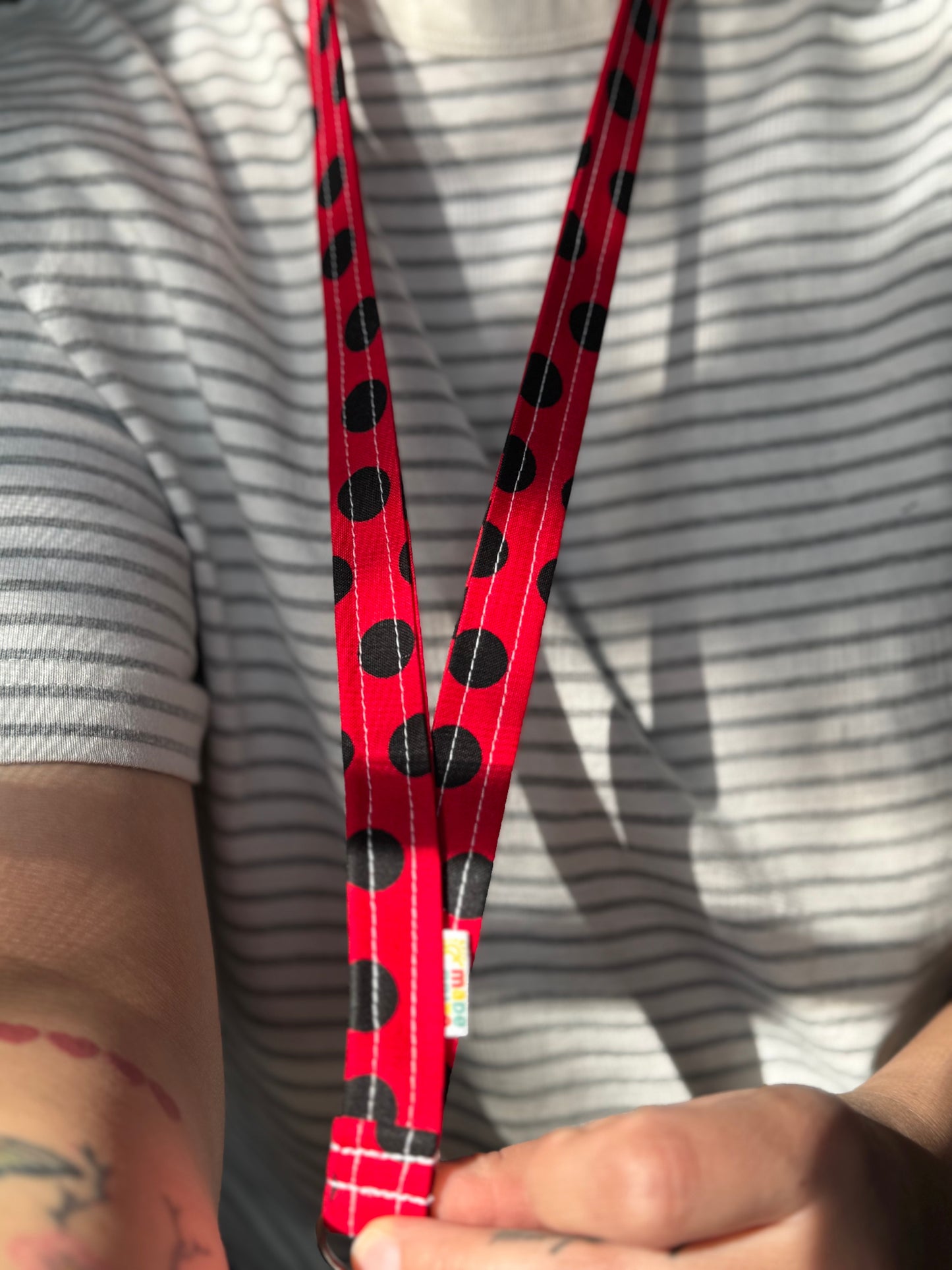 Ladybug Lanyard Cute Lanyard ID Card Badge Holder