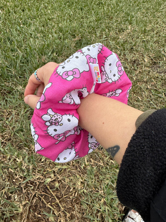 Hello Kitty Scrunchie Hair Tie Ponytail
