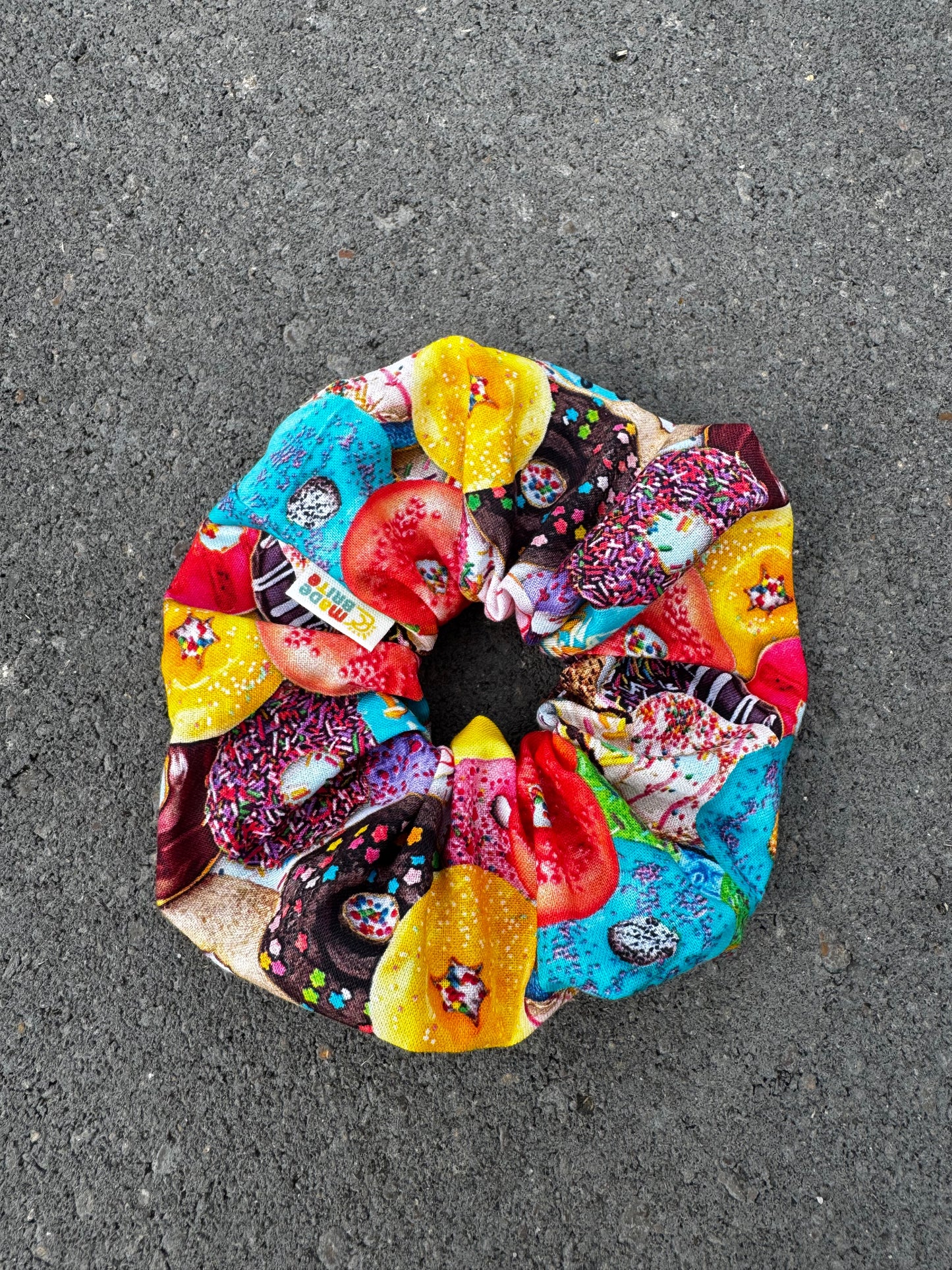 Donut Scrunchie Donut Hair Tie Gift Ponytail