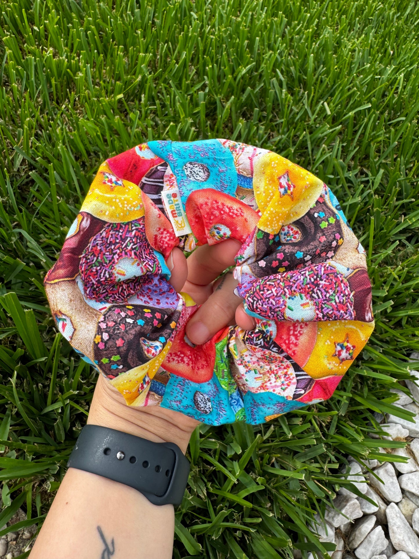 Donut Scrunchie Donut Hair Tie Gift Ponytail