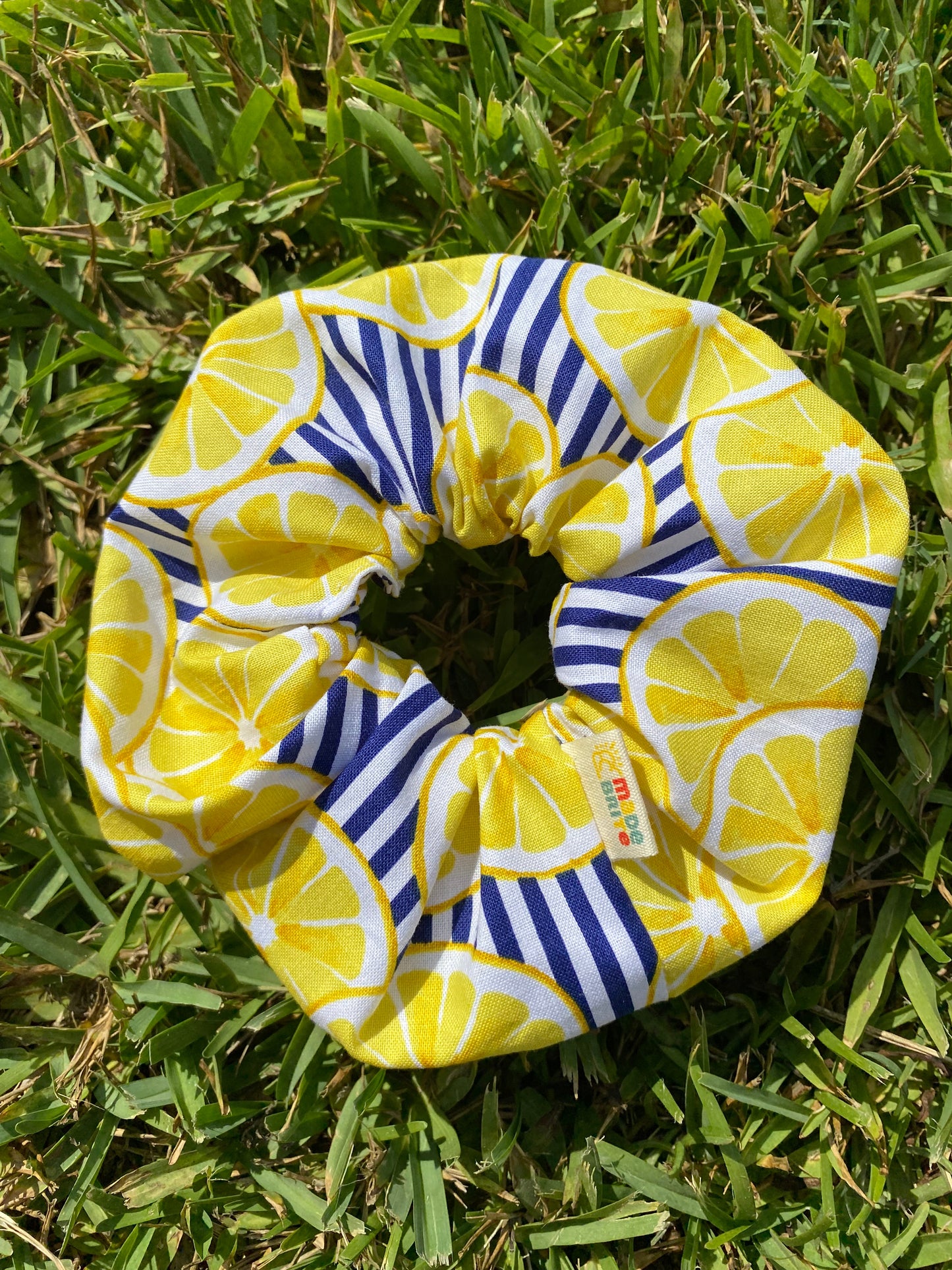 Lemon Fruit Summer fun Scrunchie Hair Tie Ponytail Gift