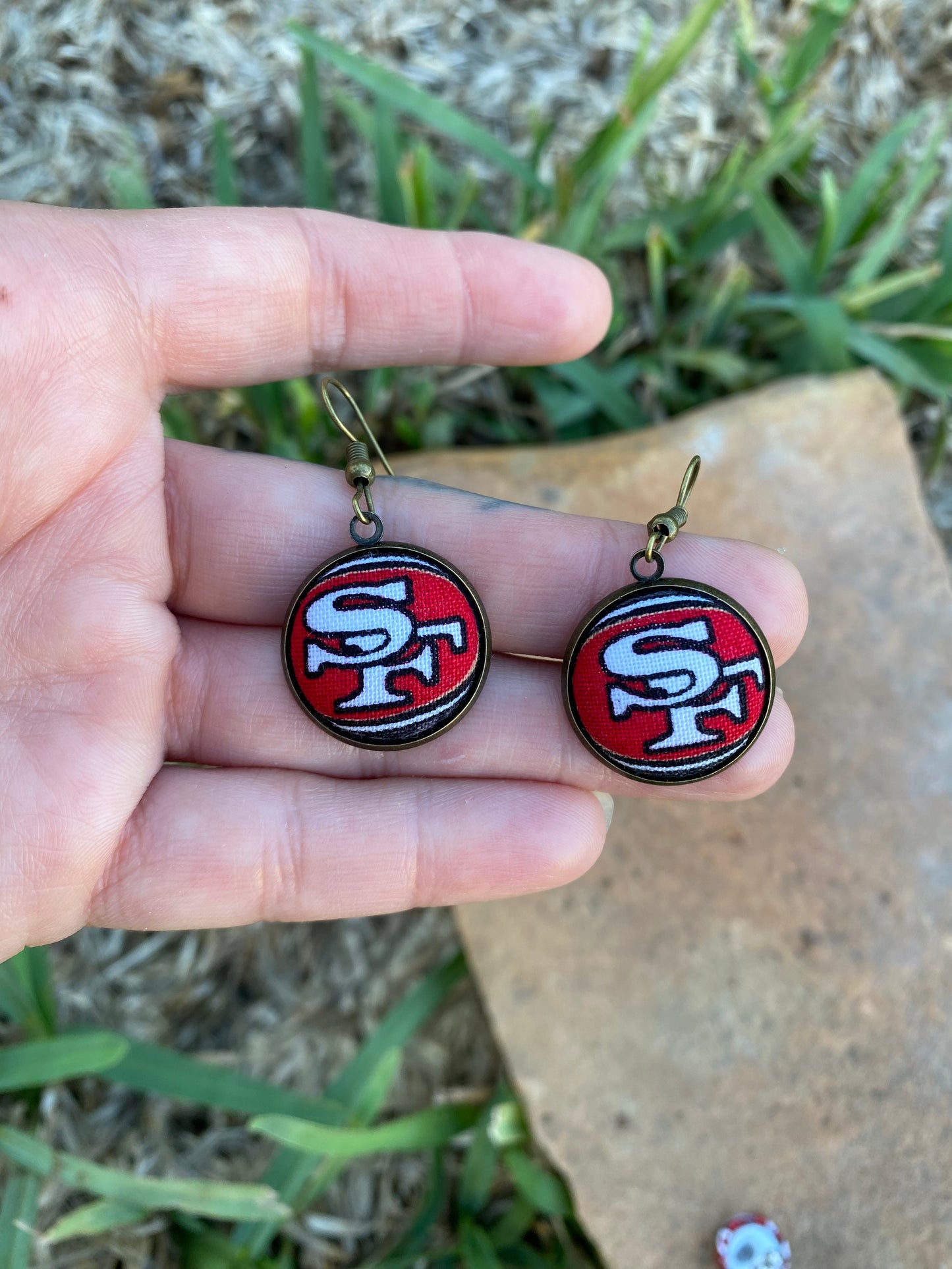 San Francisco 49ers Dangle Fan Earrings