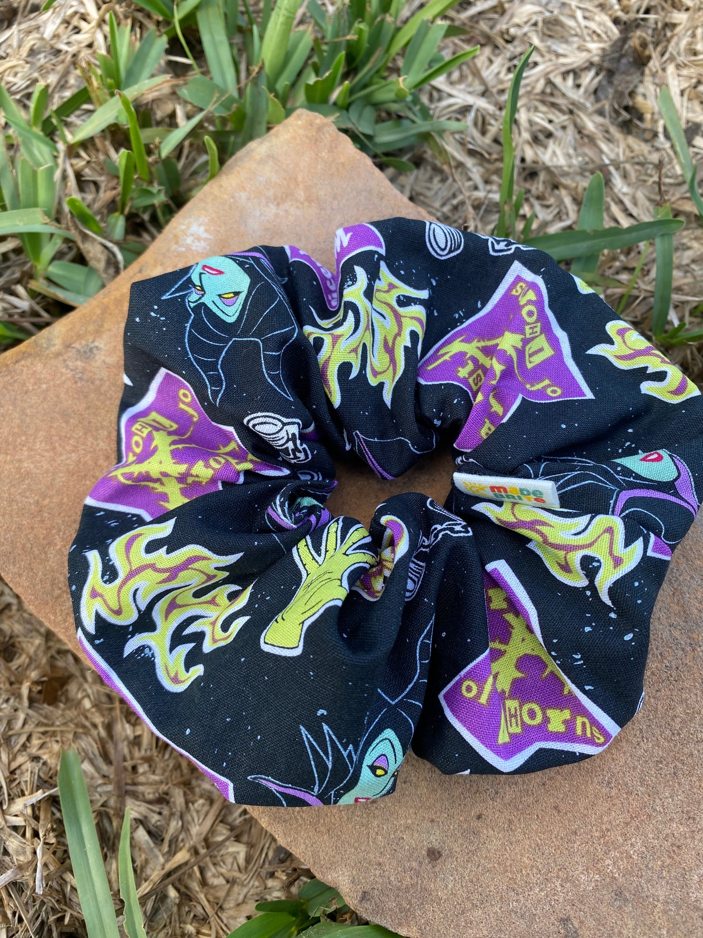 Maleficent Scrunchie Hair Tie Ponytail Gift