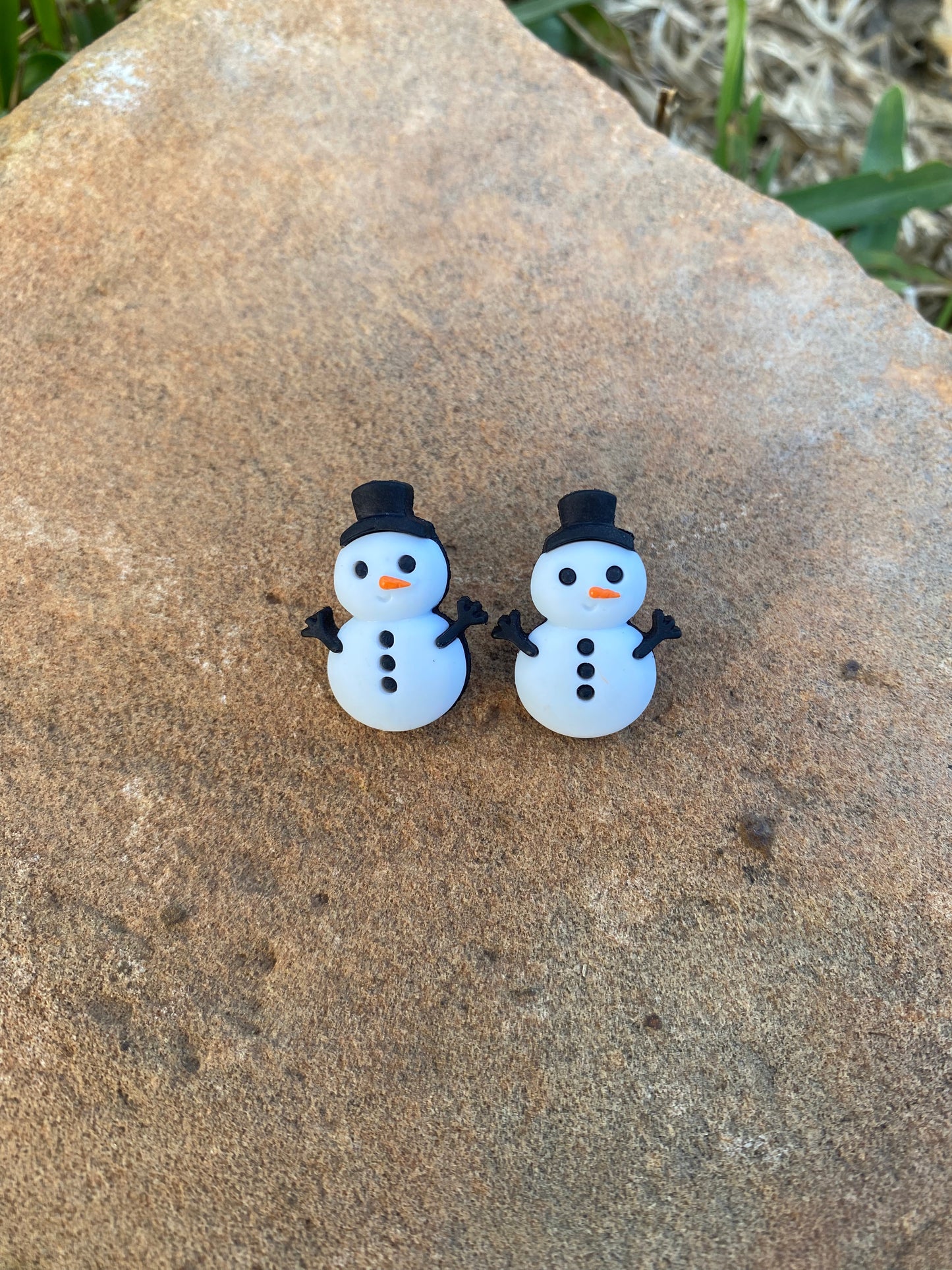 Snowman Christmas Stud Earrings Gift