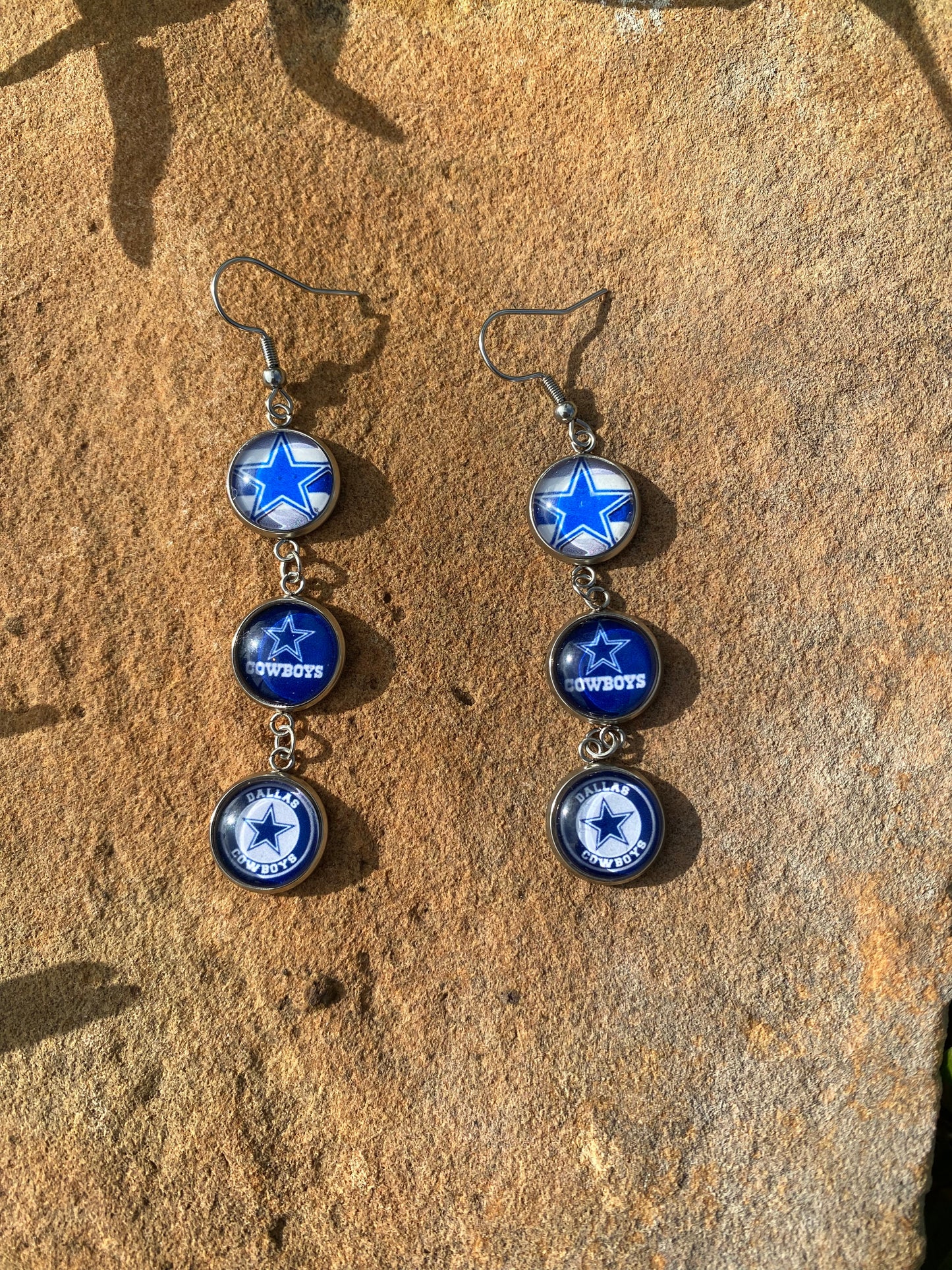 Dallas Cowboys Football Dangle Earrings Novelty Gift