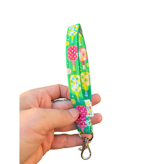 Pickleball Gear Wristlet Keychain Gift