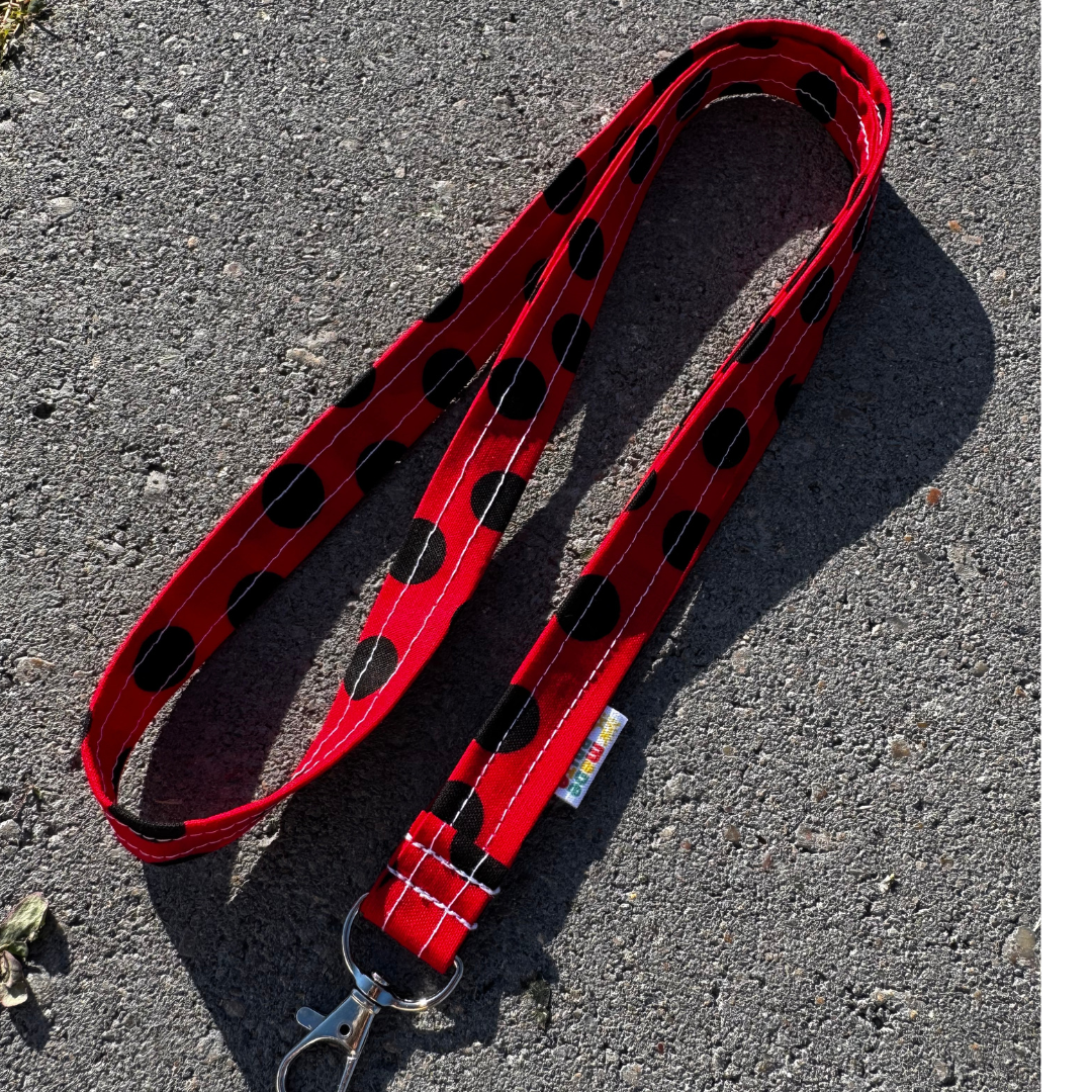 Ladybug Lanyard Cute Lanyard ID Card Badge Holder