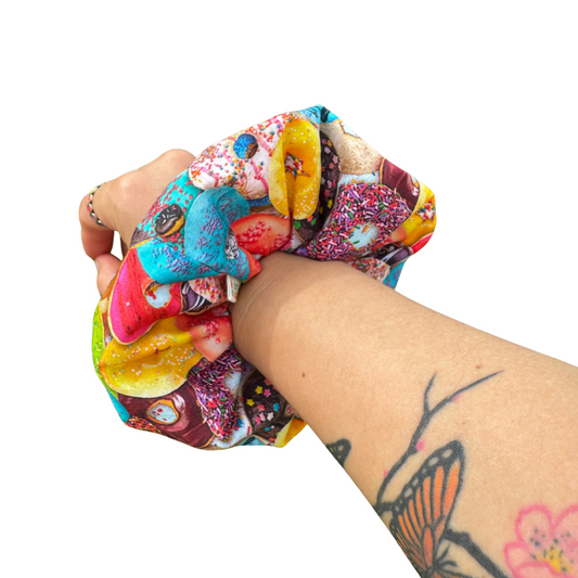 Donut Scrunchie Donut Hair Tie Gift Ponytail
