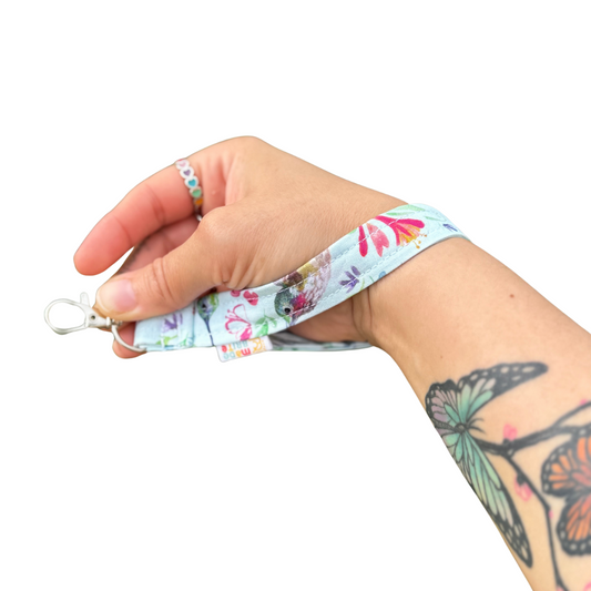 Humming Bird Wristlet Keychain