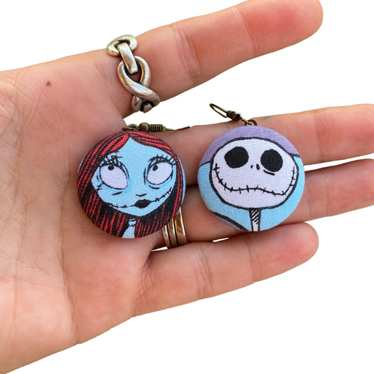 Jack and Sally Nightmare Before Christmas Dangle Earrings Gift