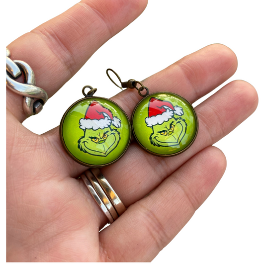 The Grinch Who stole christmas Gift earrings
