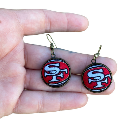 San Francisco 49ers Dangle Fan Earrings