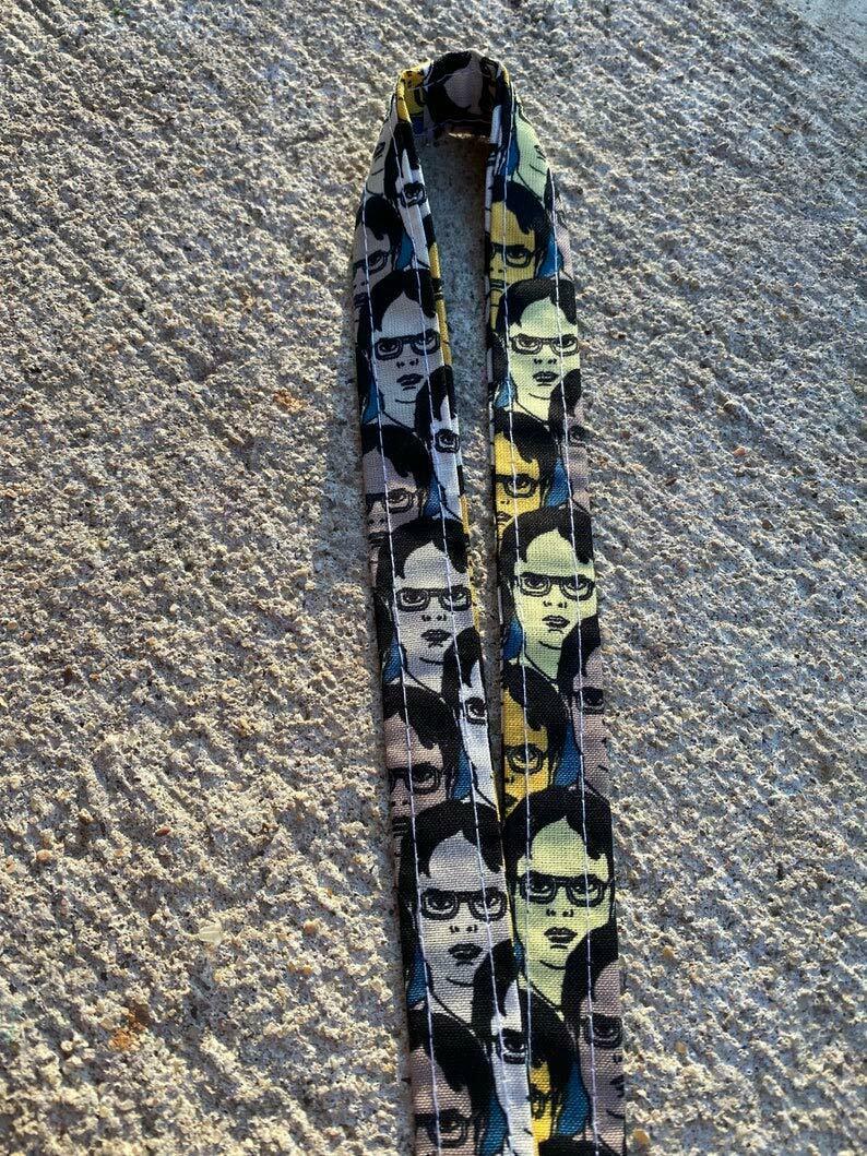 The Office Lanyard Dwight Schrute keychain