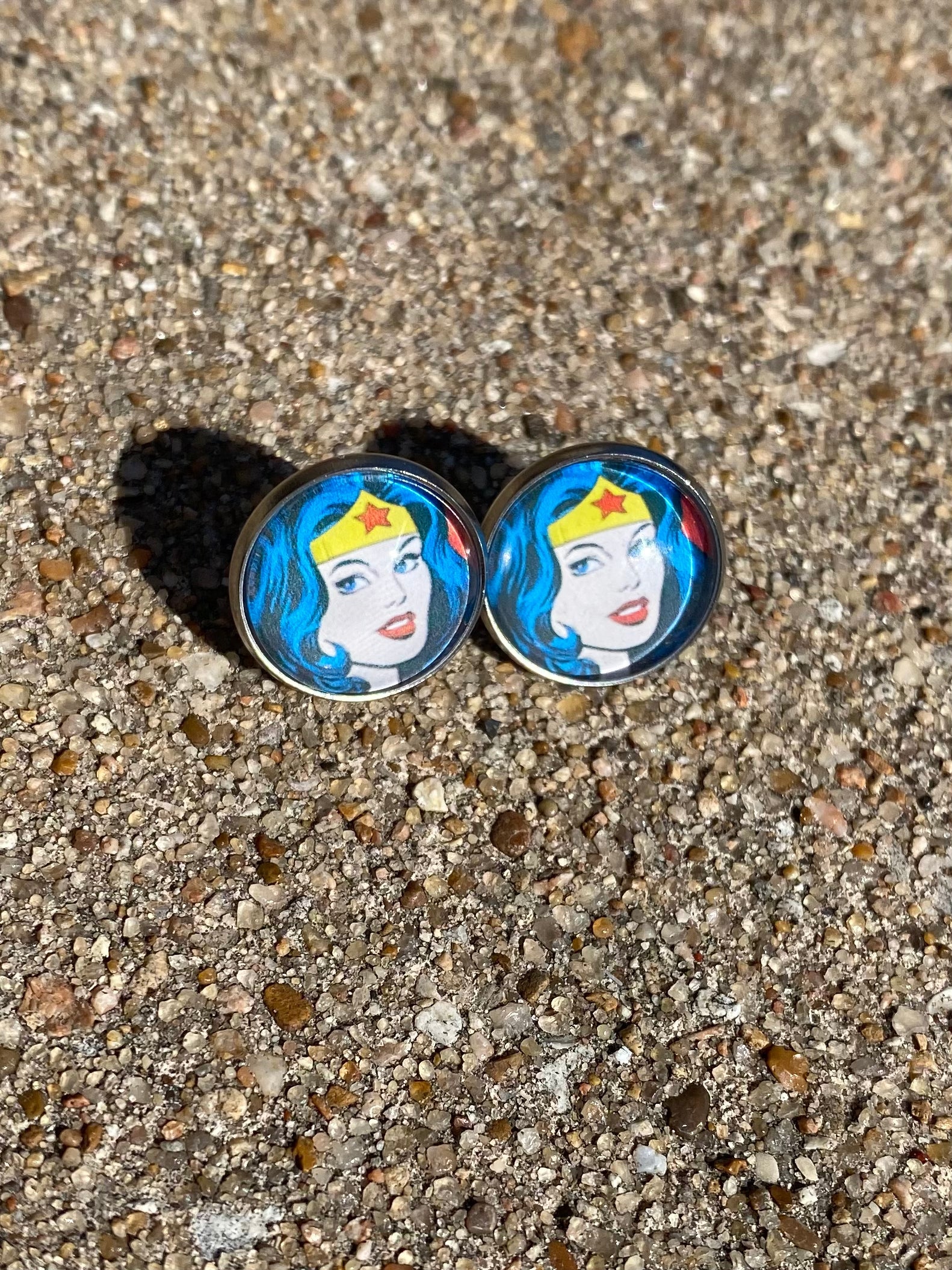 Wonder Women DC Comics Stud Earrings Gift 