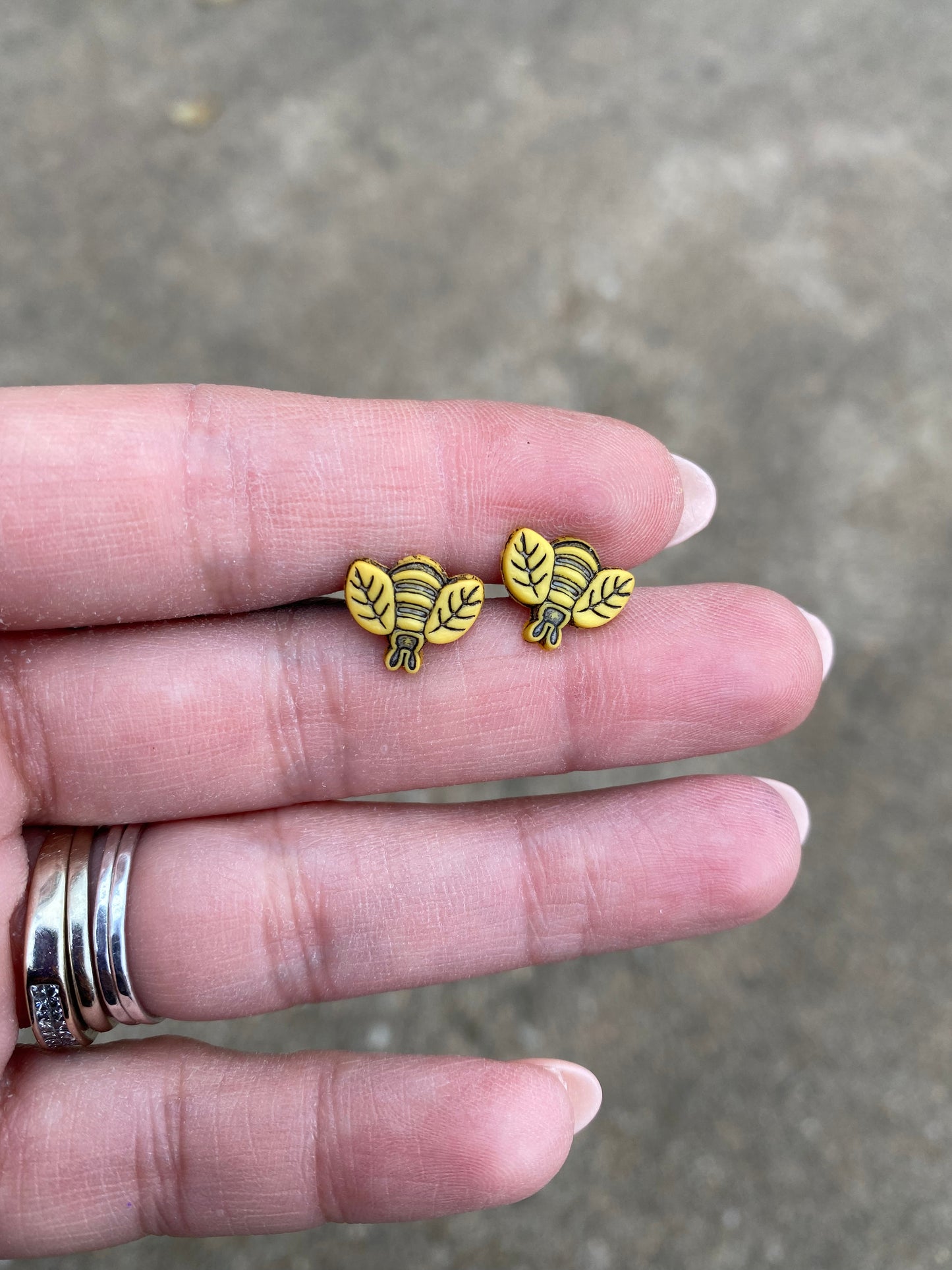 Tiny Bee Earring Bee Gift
