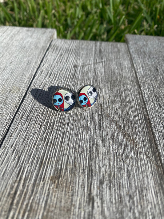 Nightmare Before Christmas Stud Earrings Gift Party Favor 