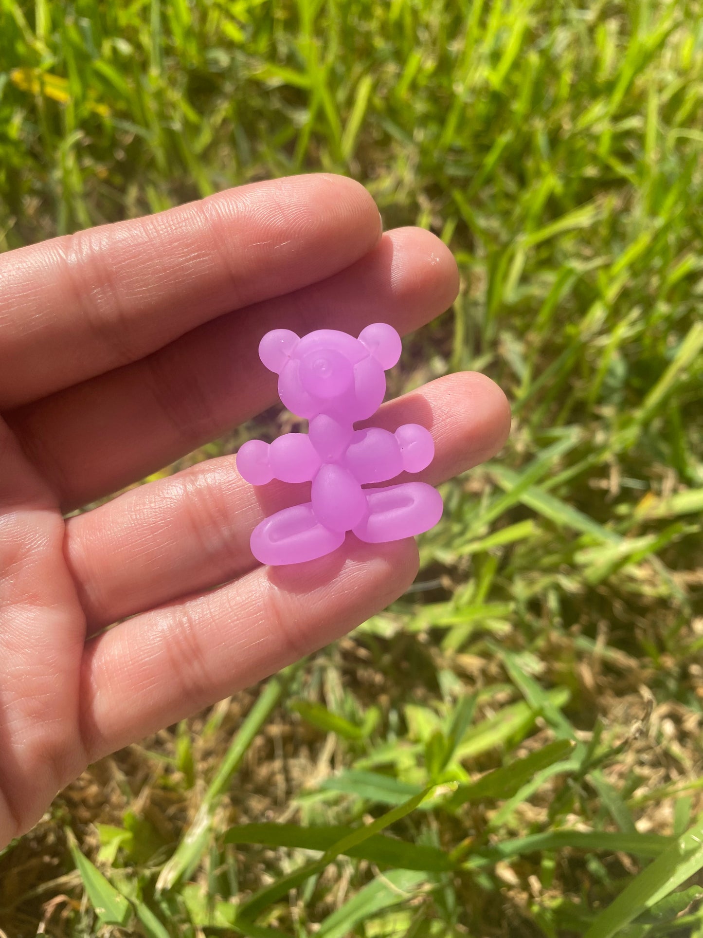 Purple Balloon Bear Pin Gift