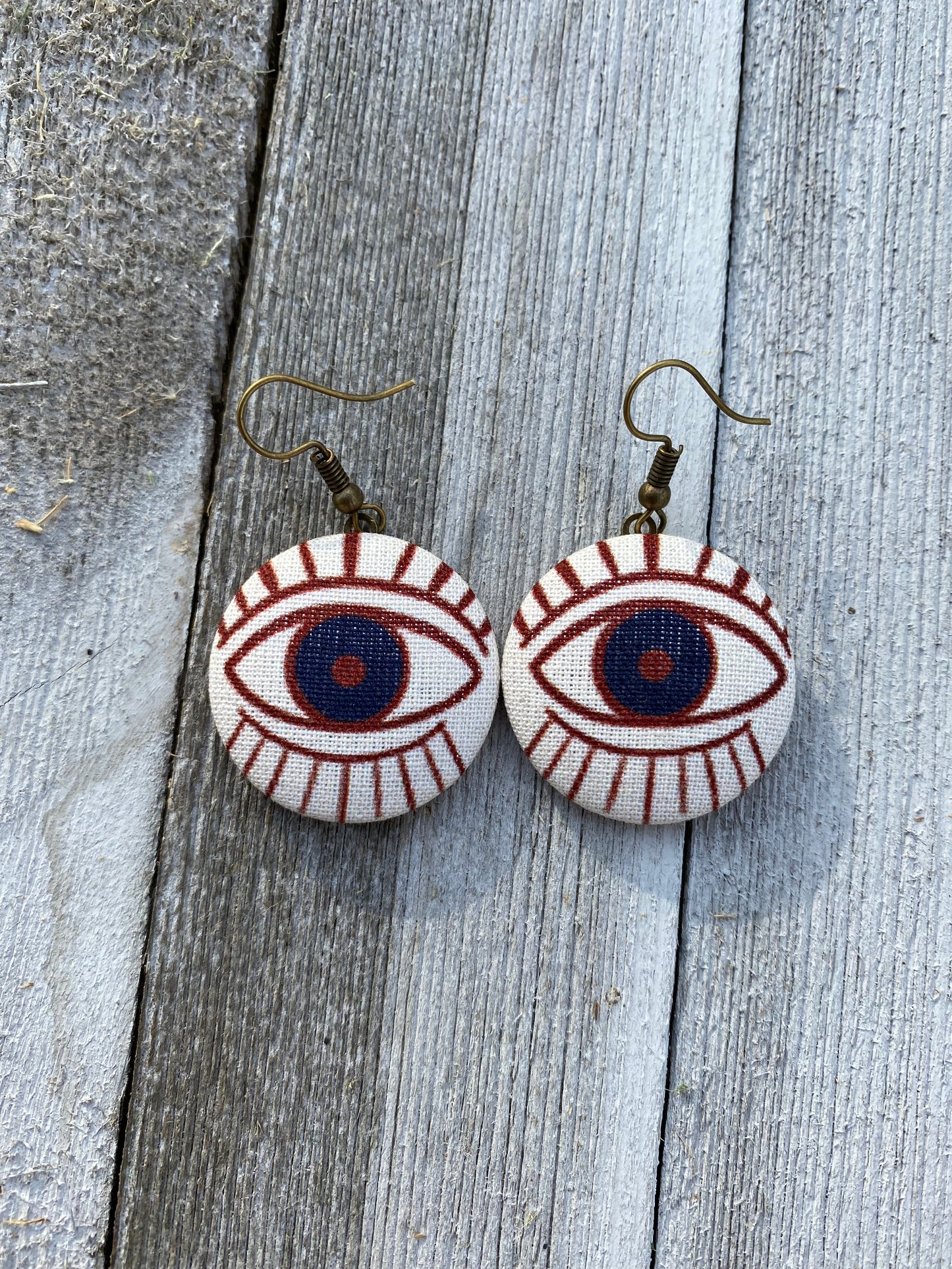 Evil Eye All Seeing Eye Ojo Dangle earrings gift