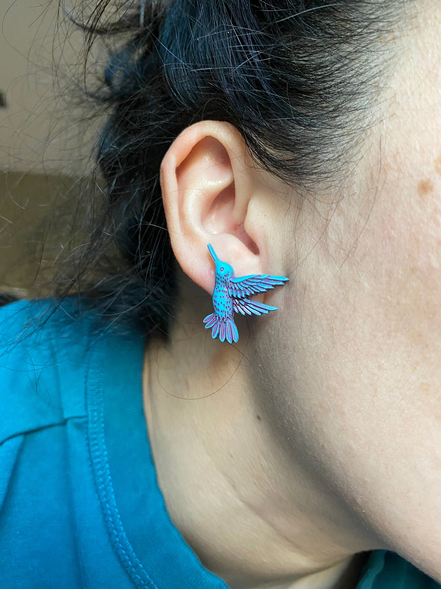 Hummingbird Stud Earrings Gift