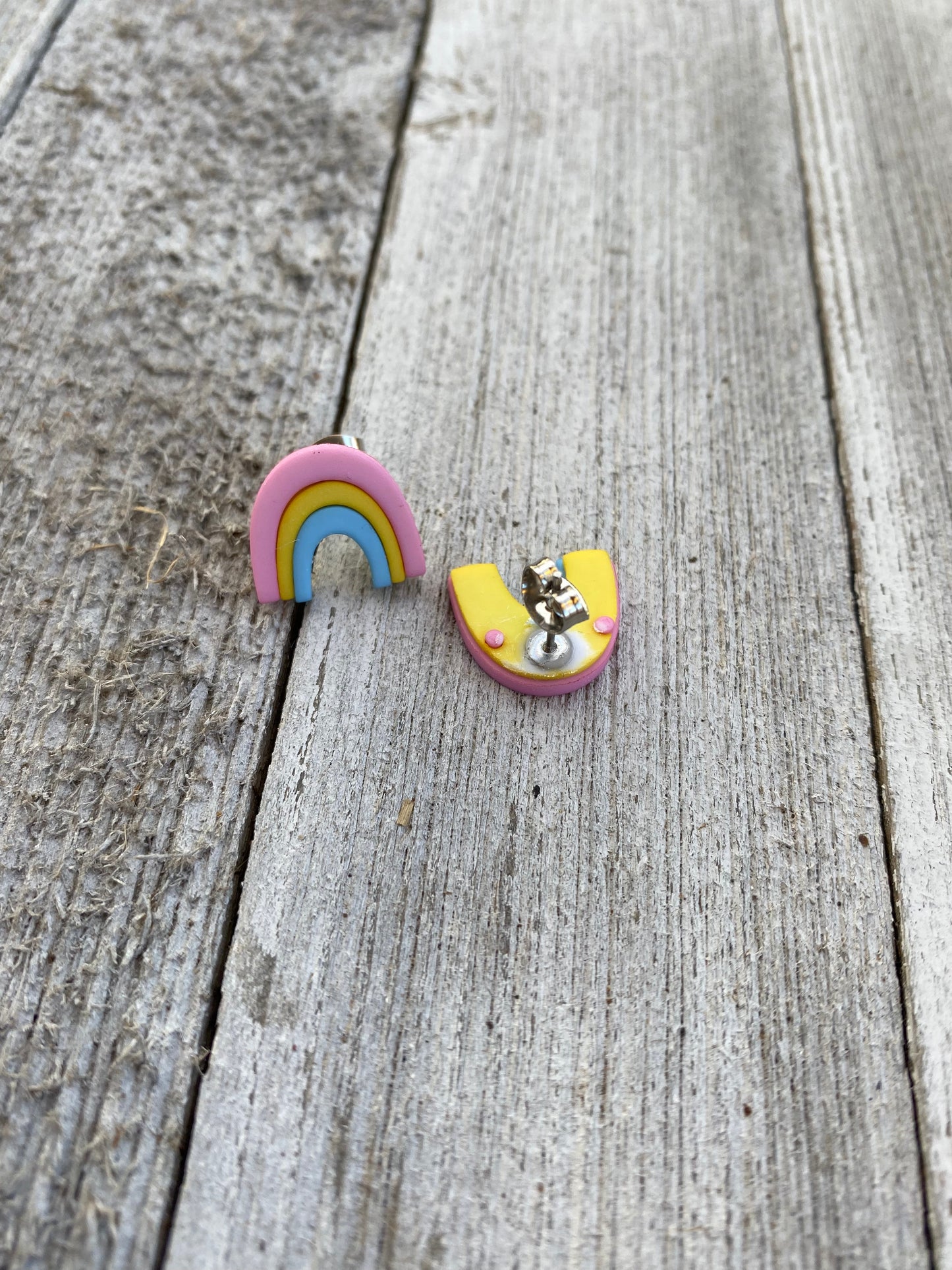 Pastel Rainbow Stud Earrings Gift