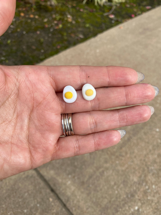 Egg stud Earrings