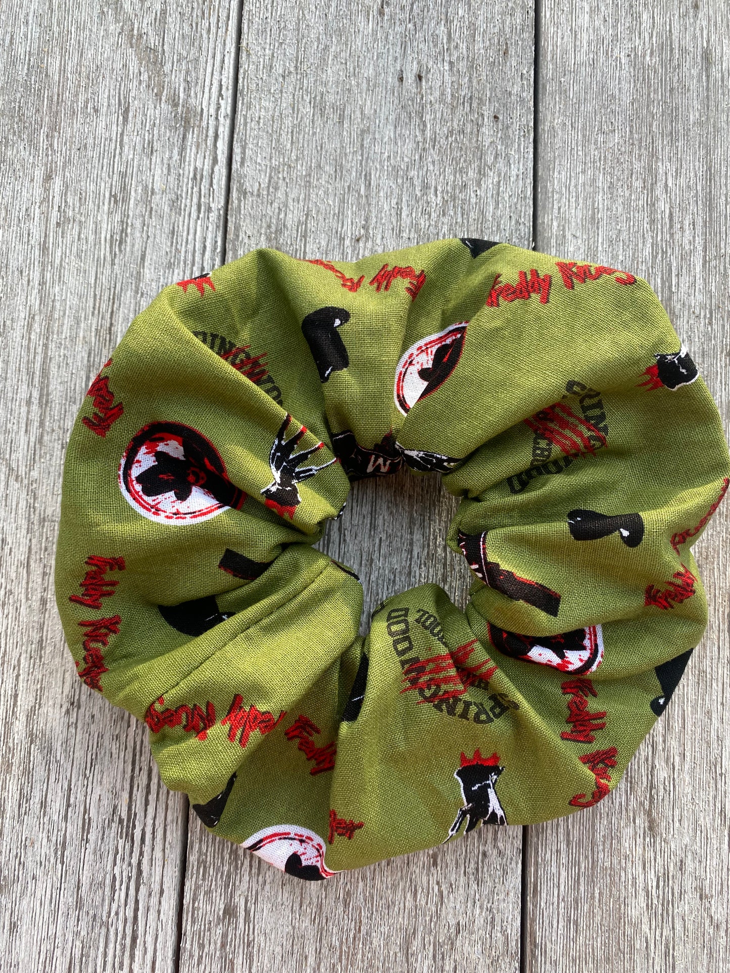 Freddy Krueger Horror Movie Scrunchie Hair Tie Gift