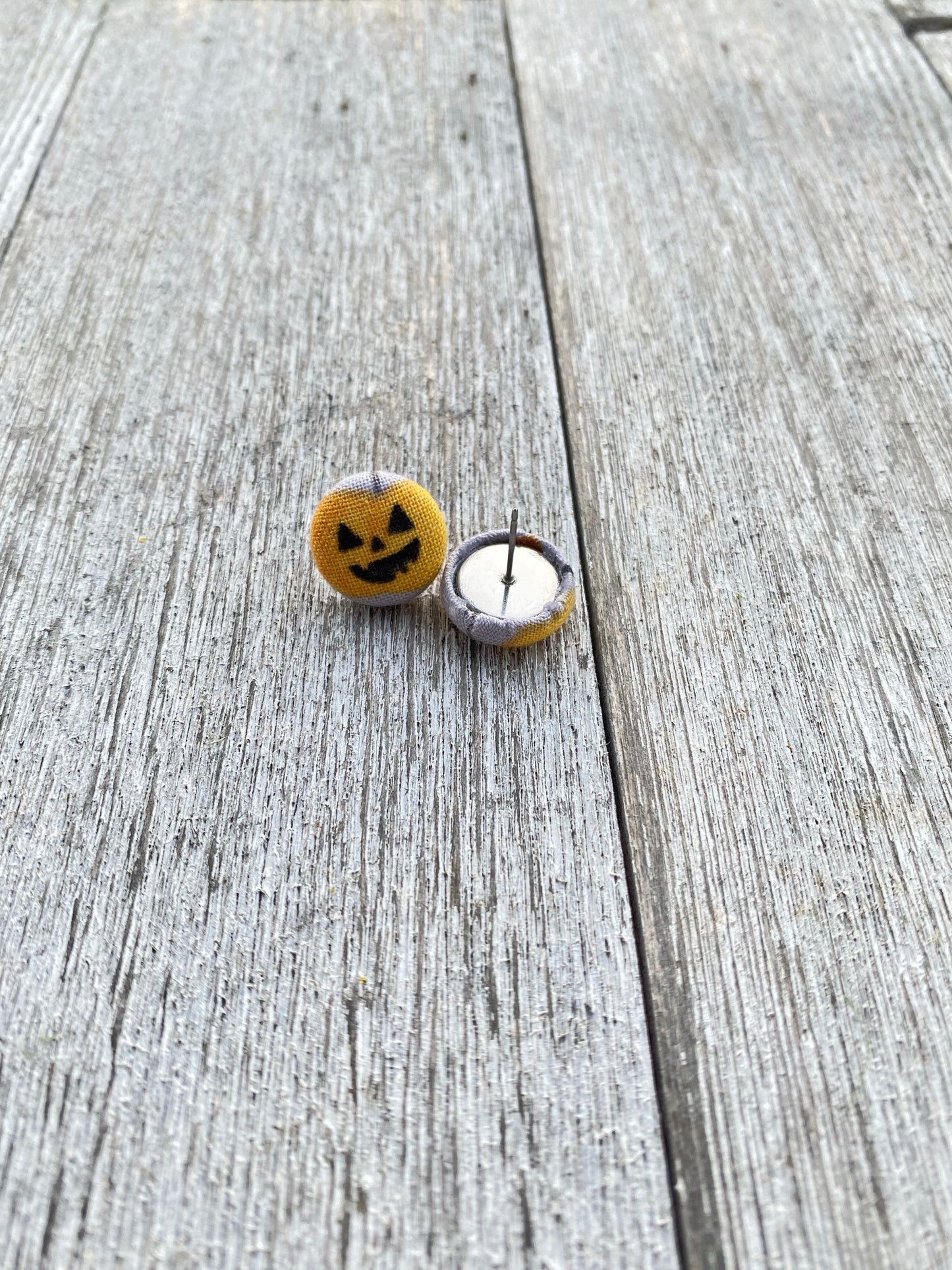 Pumpkin  Stud Earrings