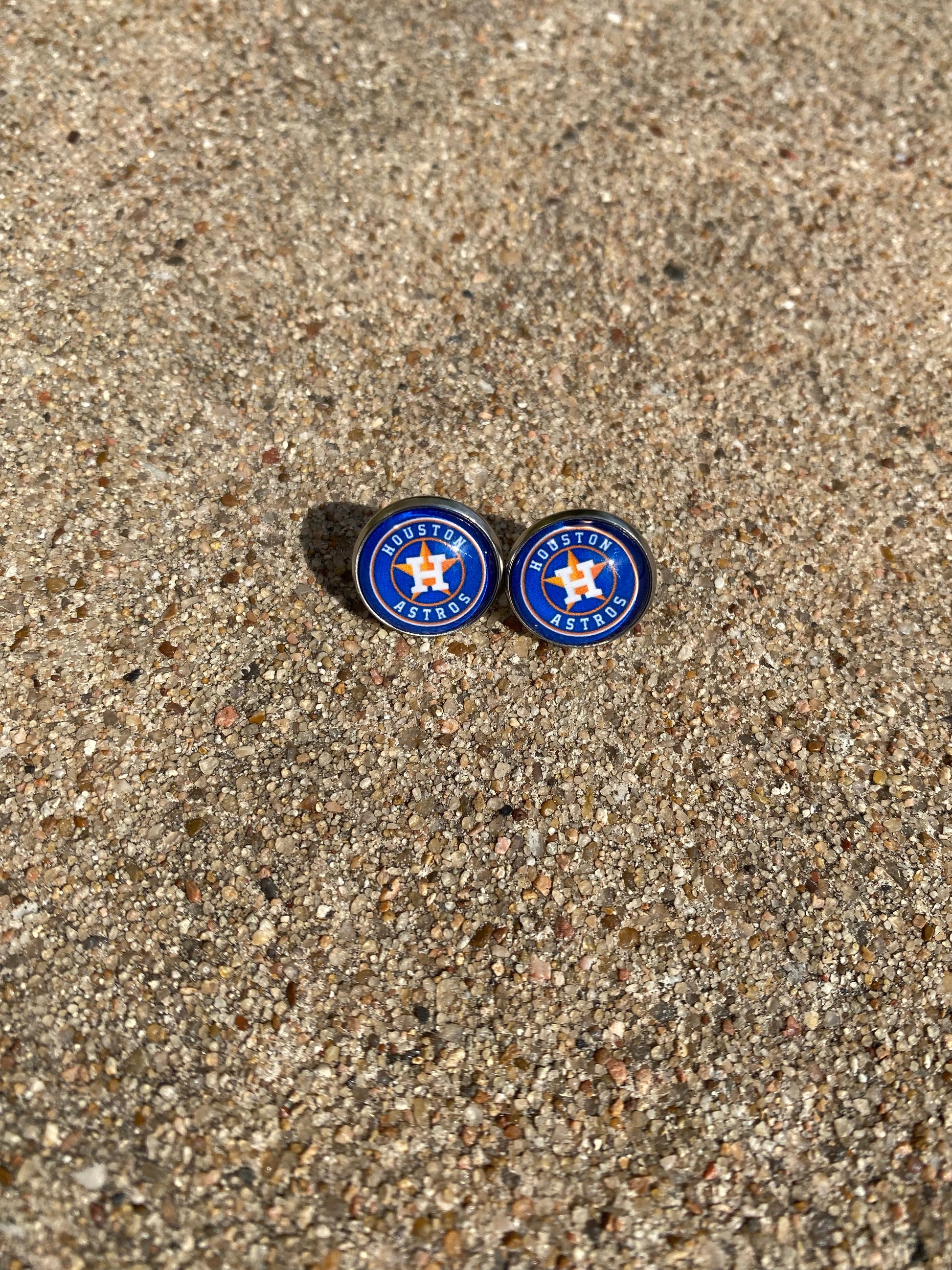 Houston Astros Stud Earrings Gift 