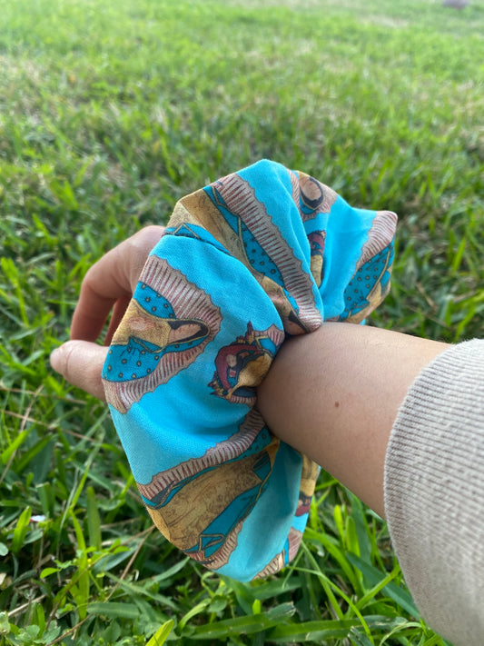 Lady Guadalup Virgin Mary Scrunchie Hair Tie gift