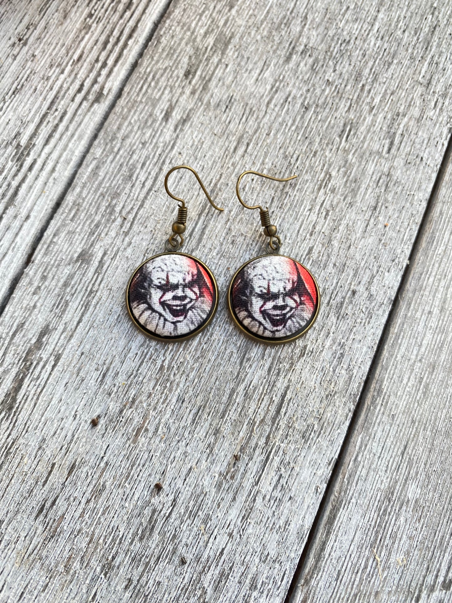 It Pennywise Scary Movie Dange Earrings Novelty Gift Scary Clown