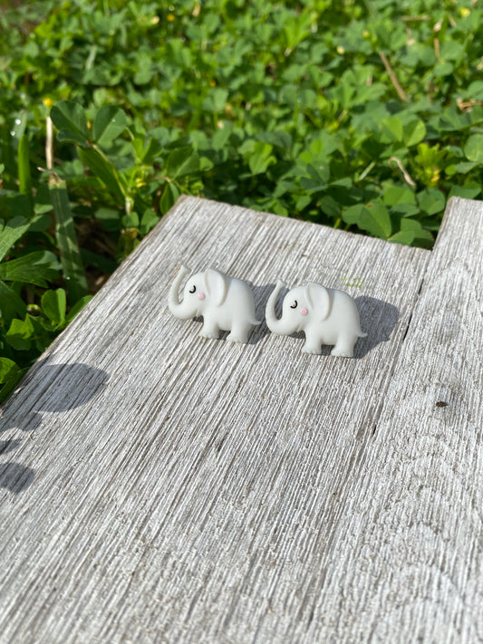 Elephant Stud Earrings Gift 