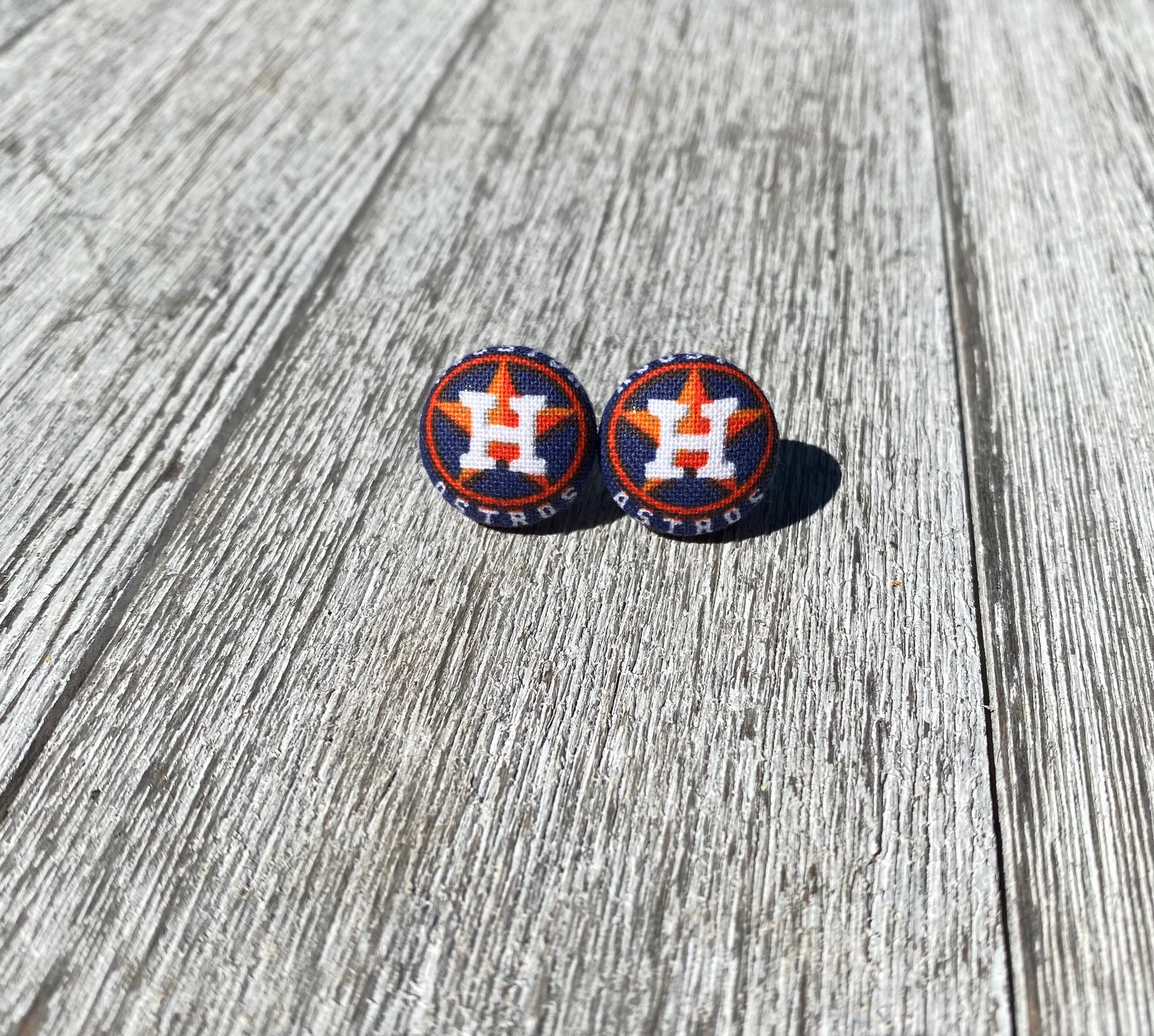 Houston Astros Stud Earrings Gift 
