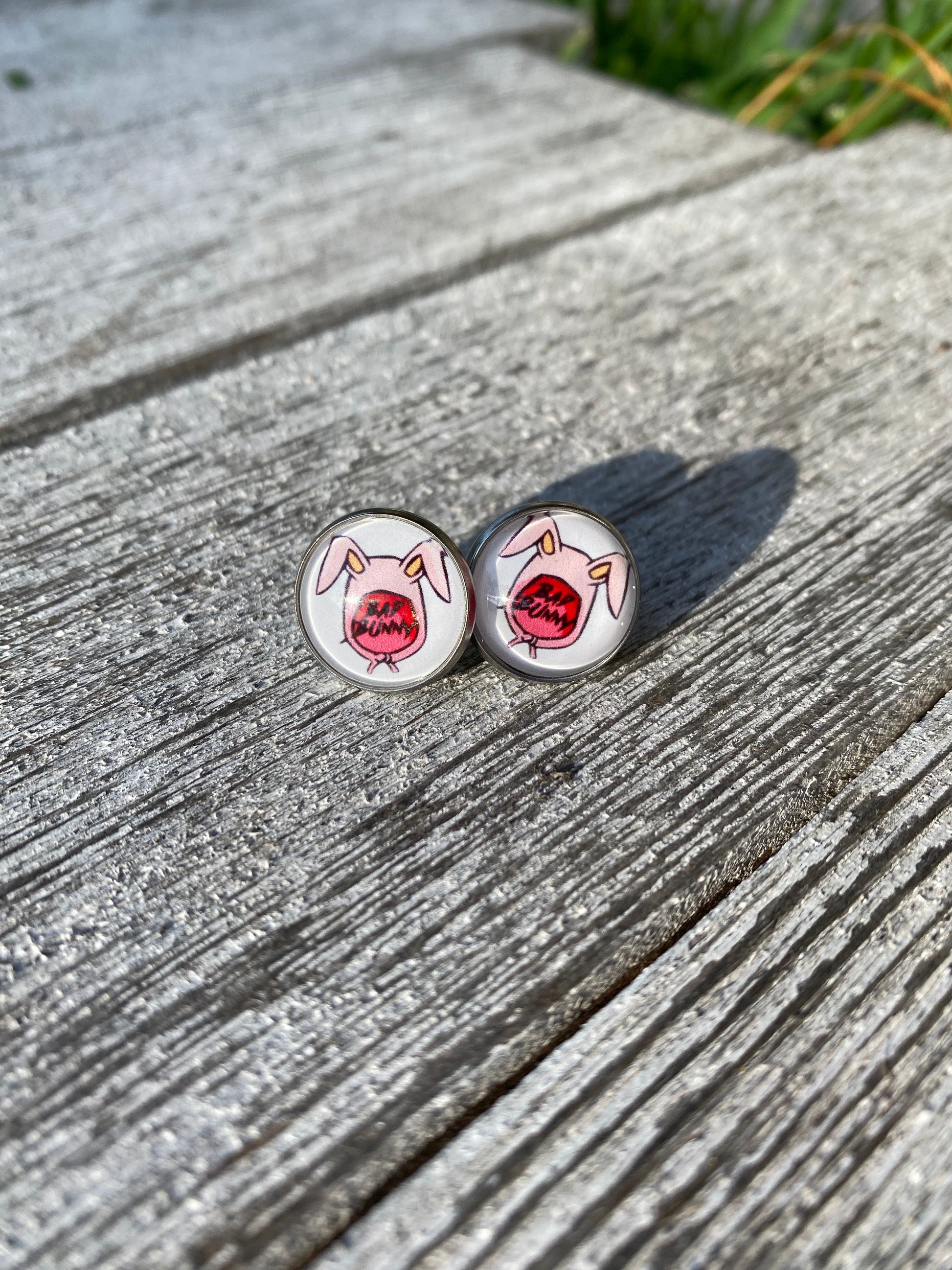  Bad Bunny Stud Earrings Party Favor Jewely 