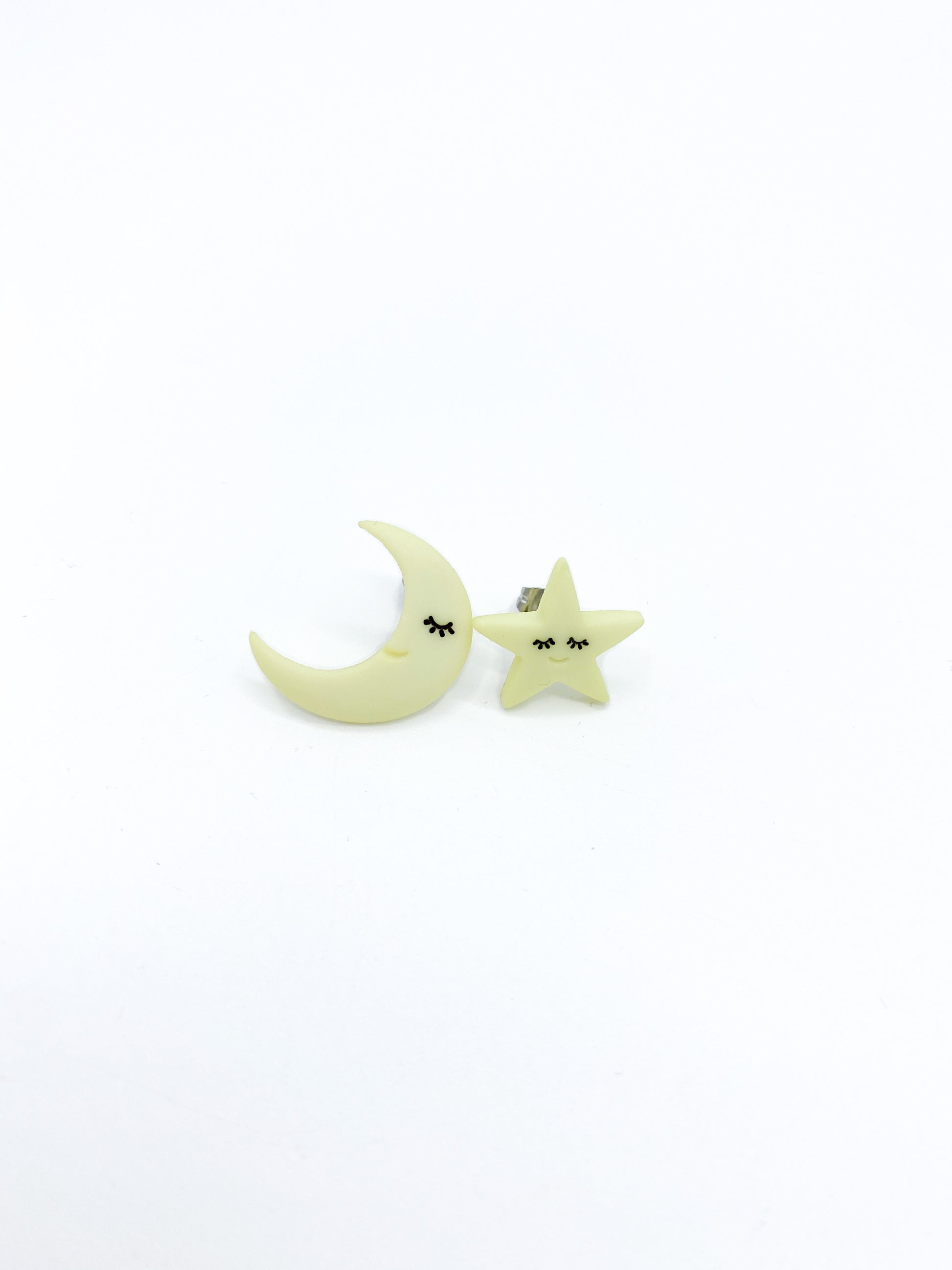 Moon and Stars Stud Earrings gift 