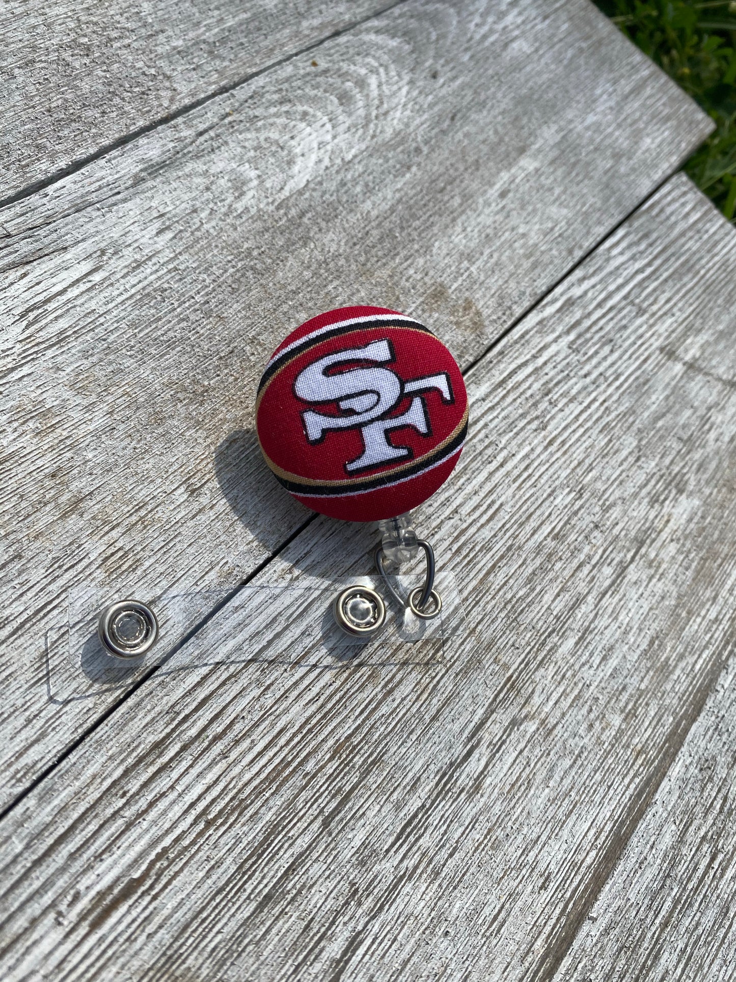 San Francisco 49ers Badge reel ID Holder