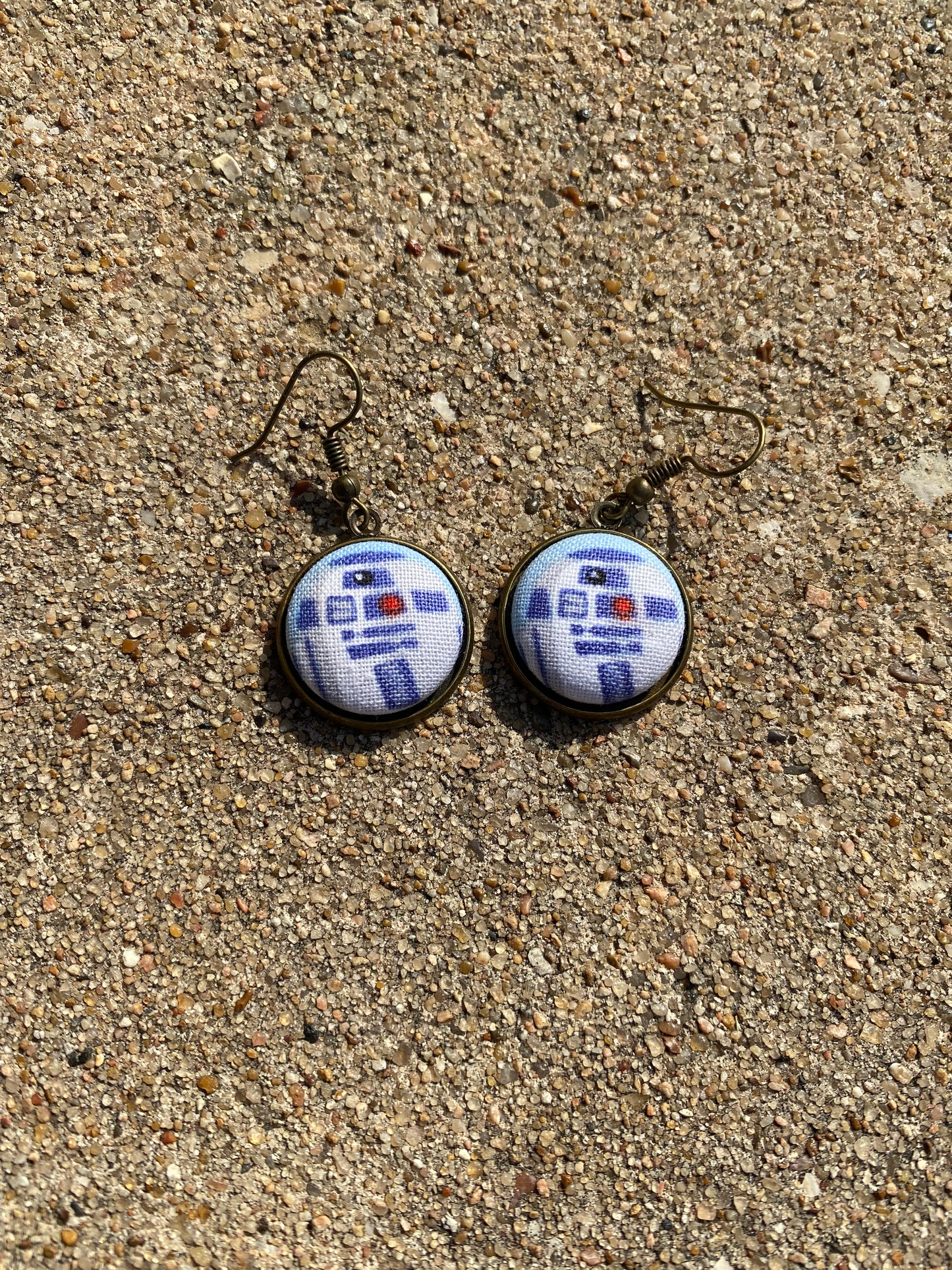 R2-D2 Star Wars Dangle Earring Jewelry 