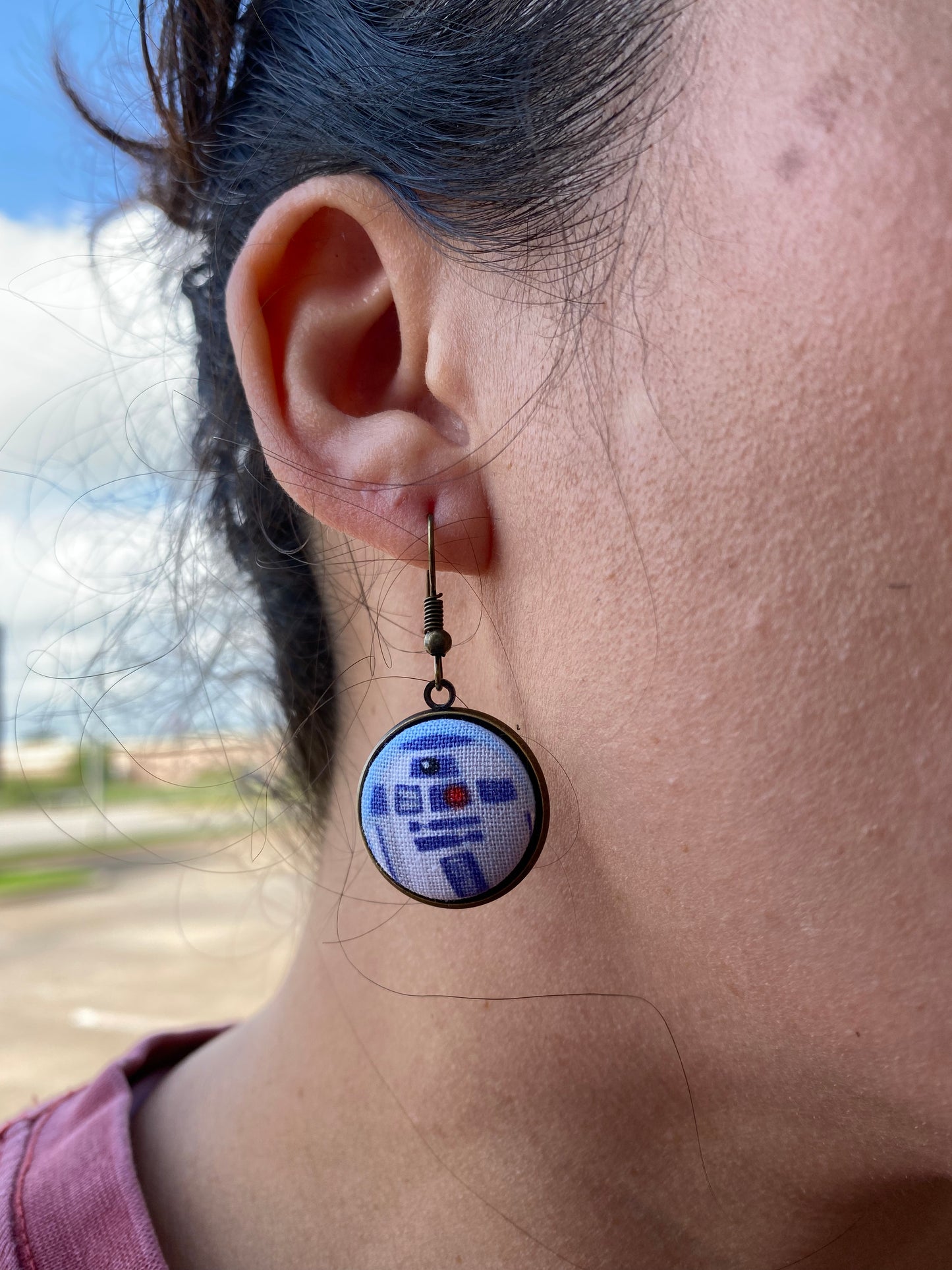 R2-D2 Dangle Earrings