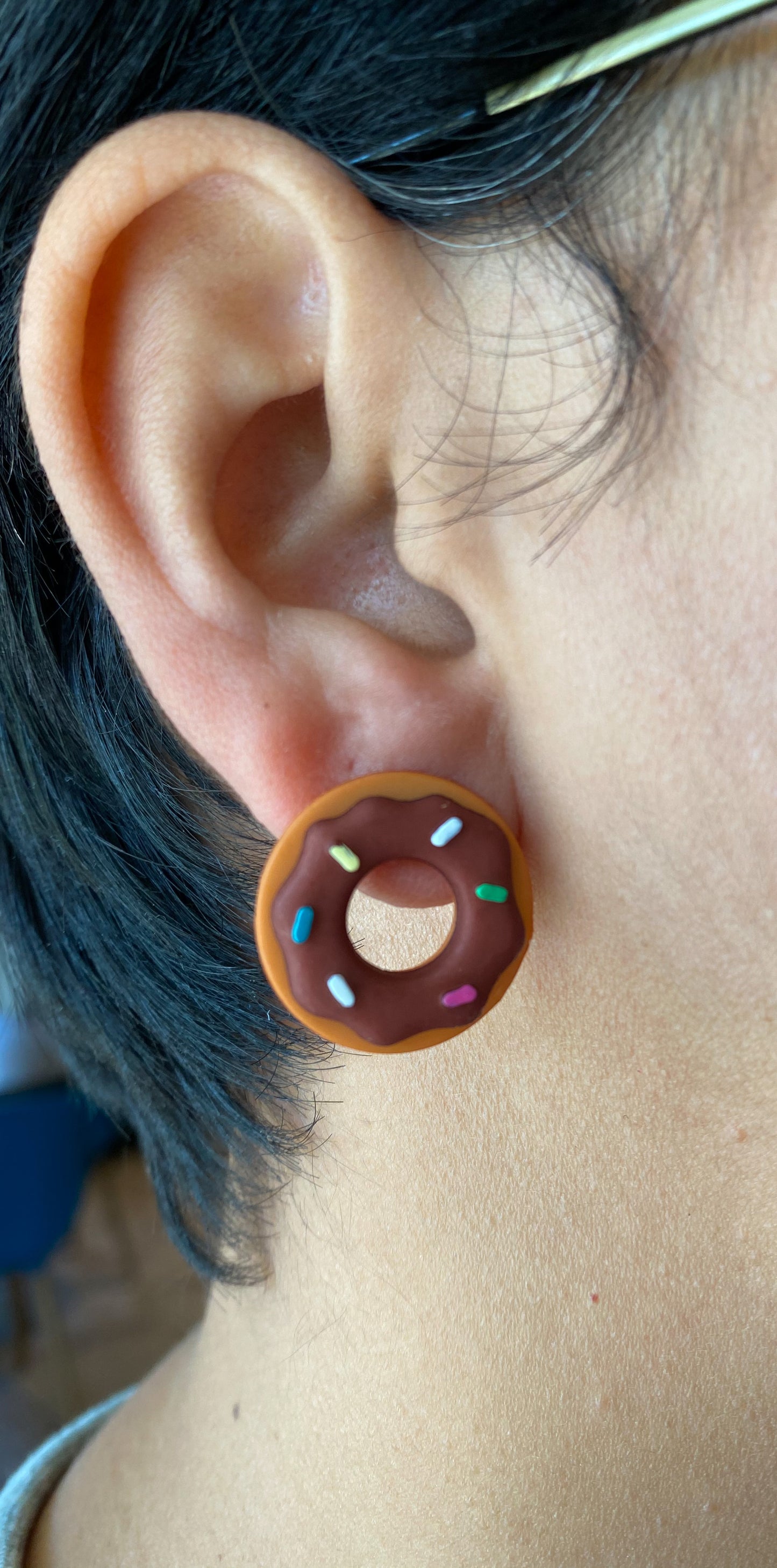 Donut Stud Earrings Gift