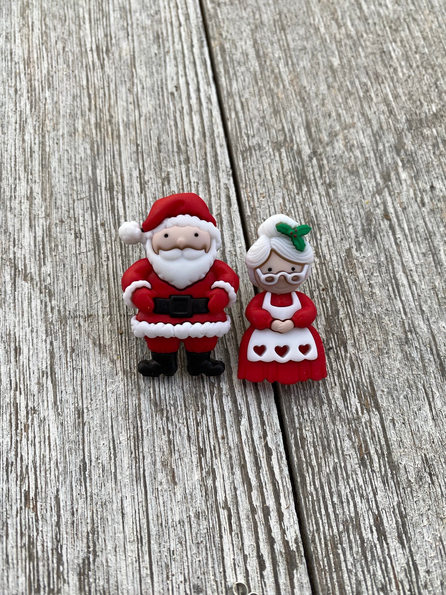 Santa Clause Mrs Clause Stud Christmas Earrings Gift 
