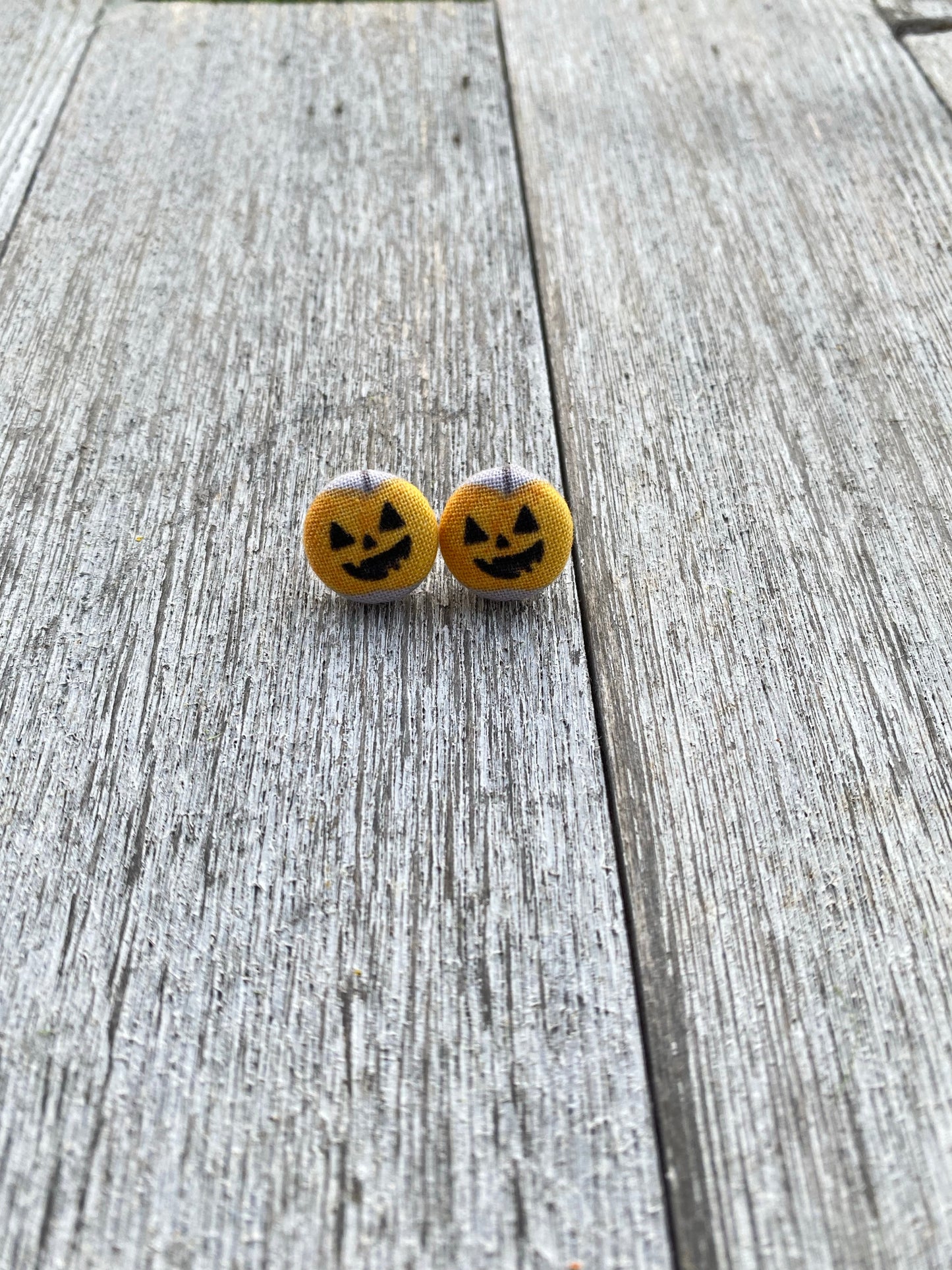 Pumpkin  Stud Earrings