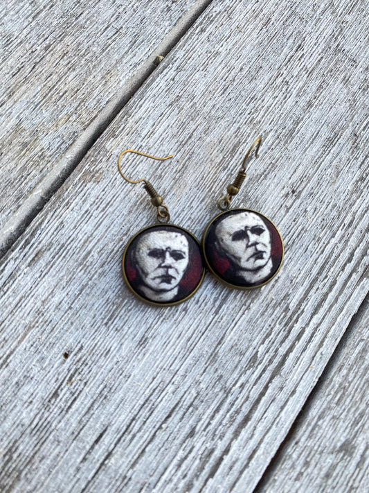 Michael Myers Scary Movie Dangle earrings gift