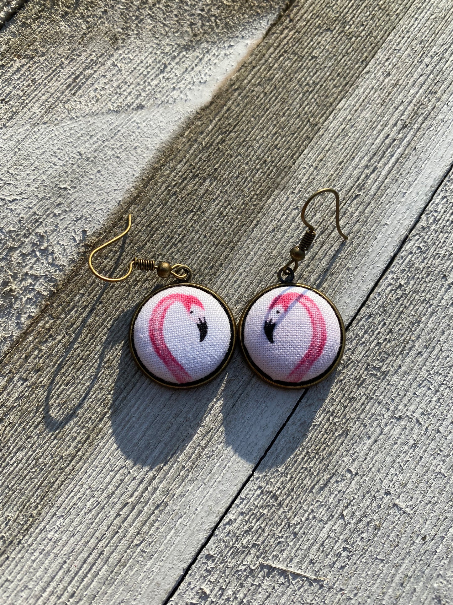 Flamingo Novelty Dangle Earrings Gift 
