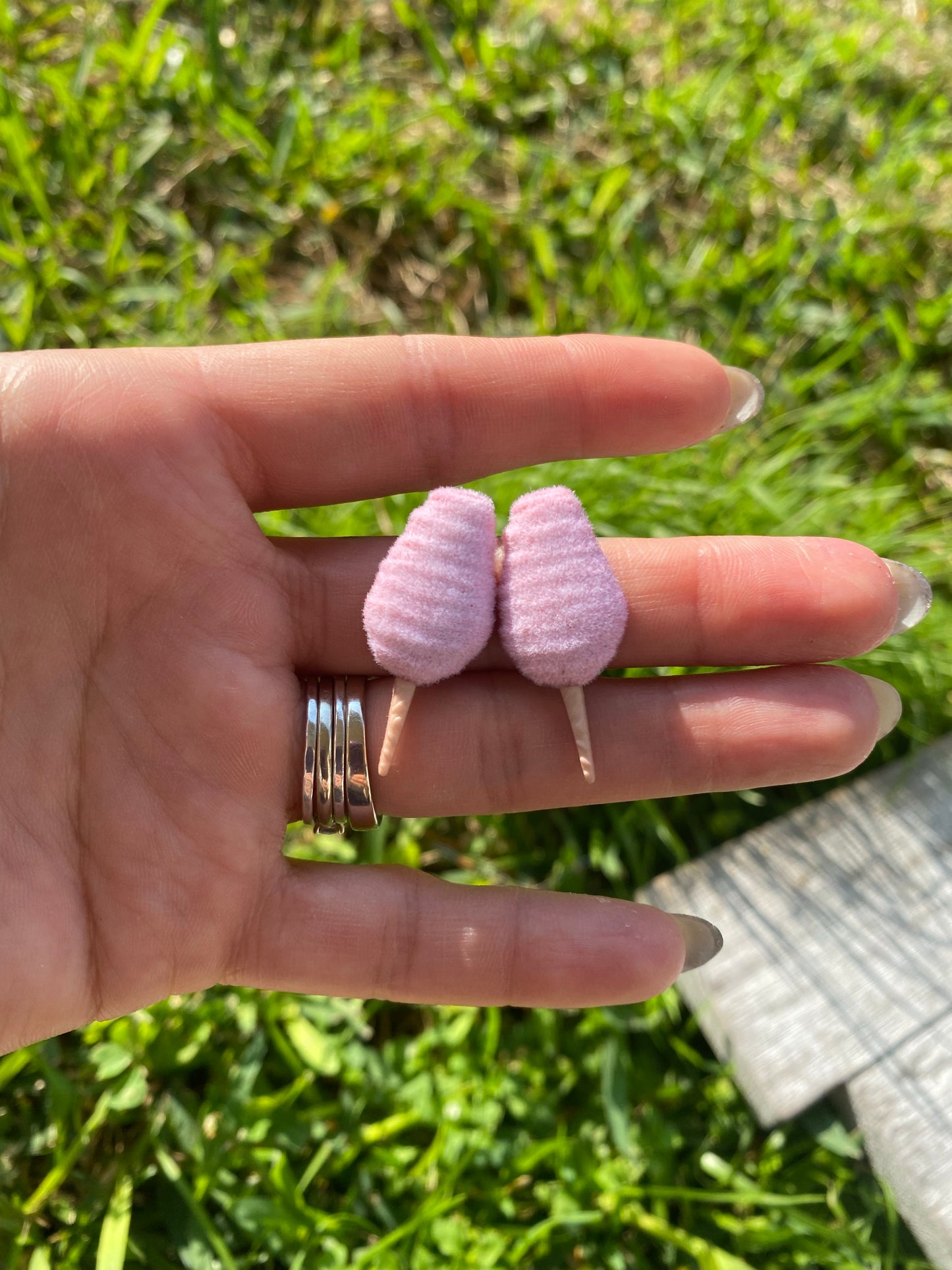Cotton Candy Stud Earrings Gift 